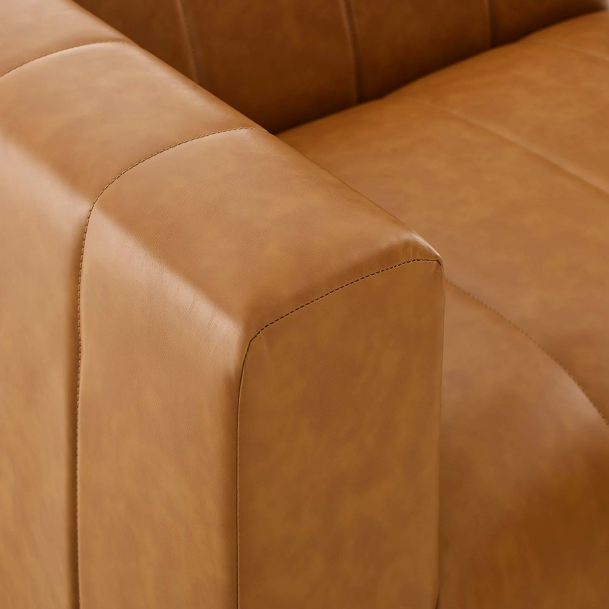 Bartlett Vegan Leather Left-Arm Chair by Modway - Image 6