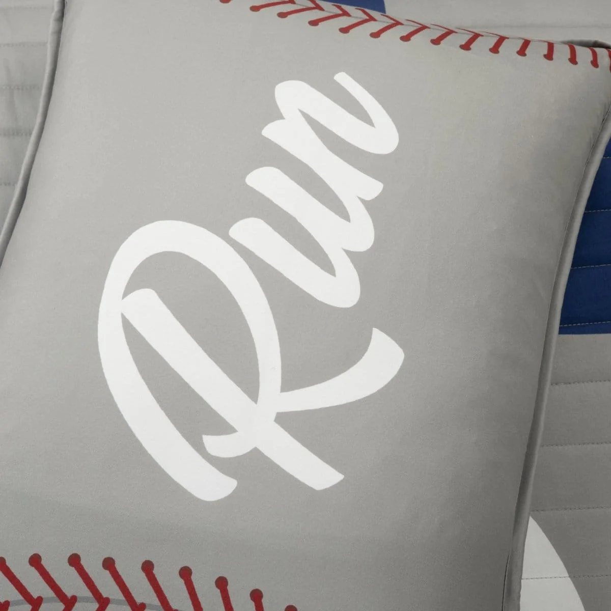Baseball Game Reversible Oversized Kids Quilt Set - Image 14