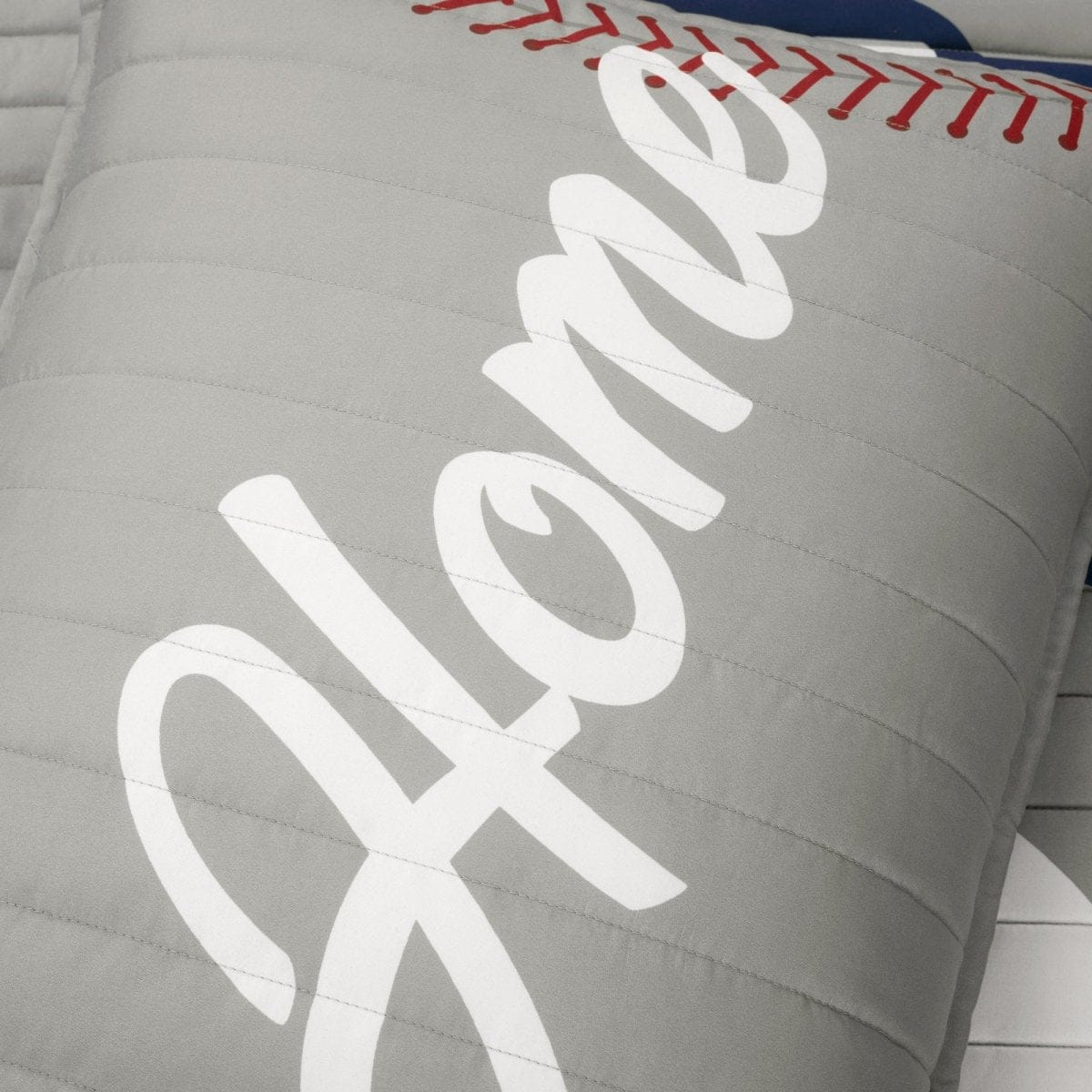 Baseball Game Reversible Oversized Kids Quilt Set - Image 4