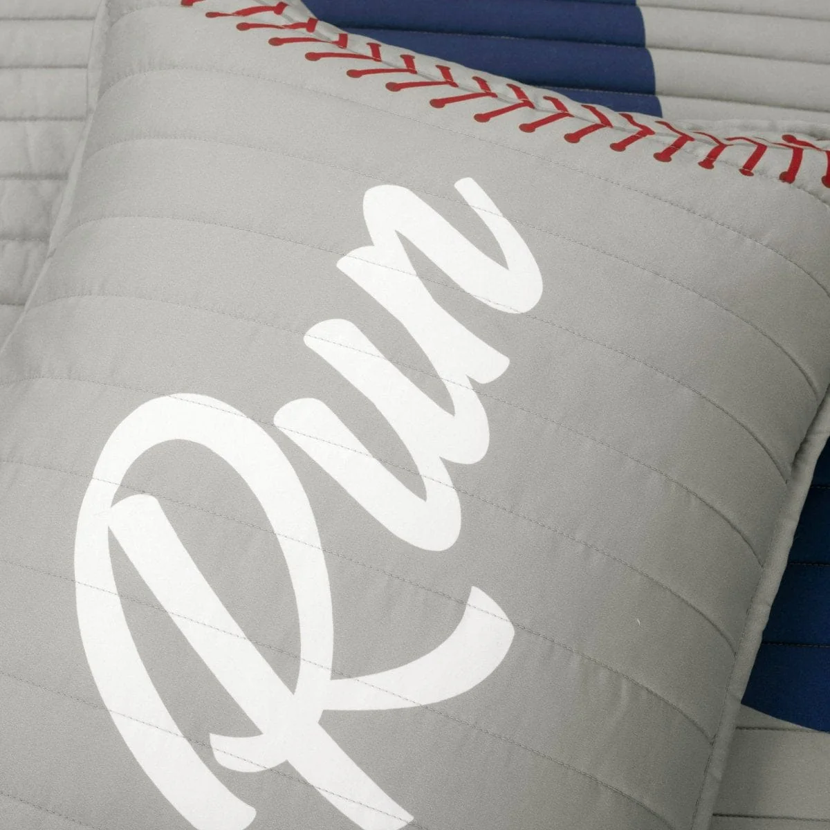 Baseball Game Reversible Oversized Kids Quilt Set - Image 5
