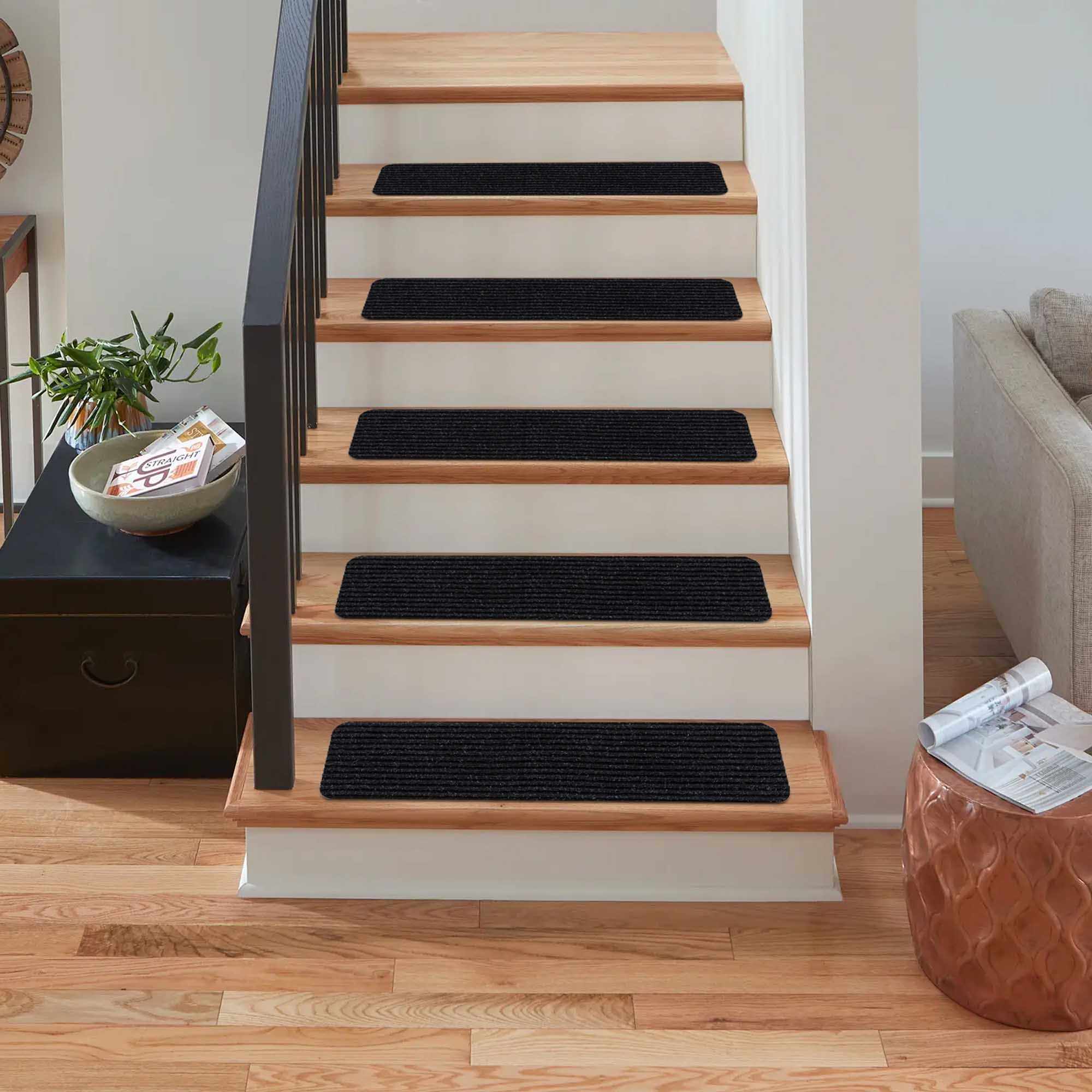 Basic Stair Tread Rugs, Gray - Image 7