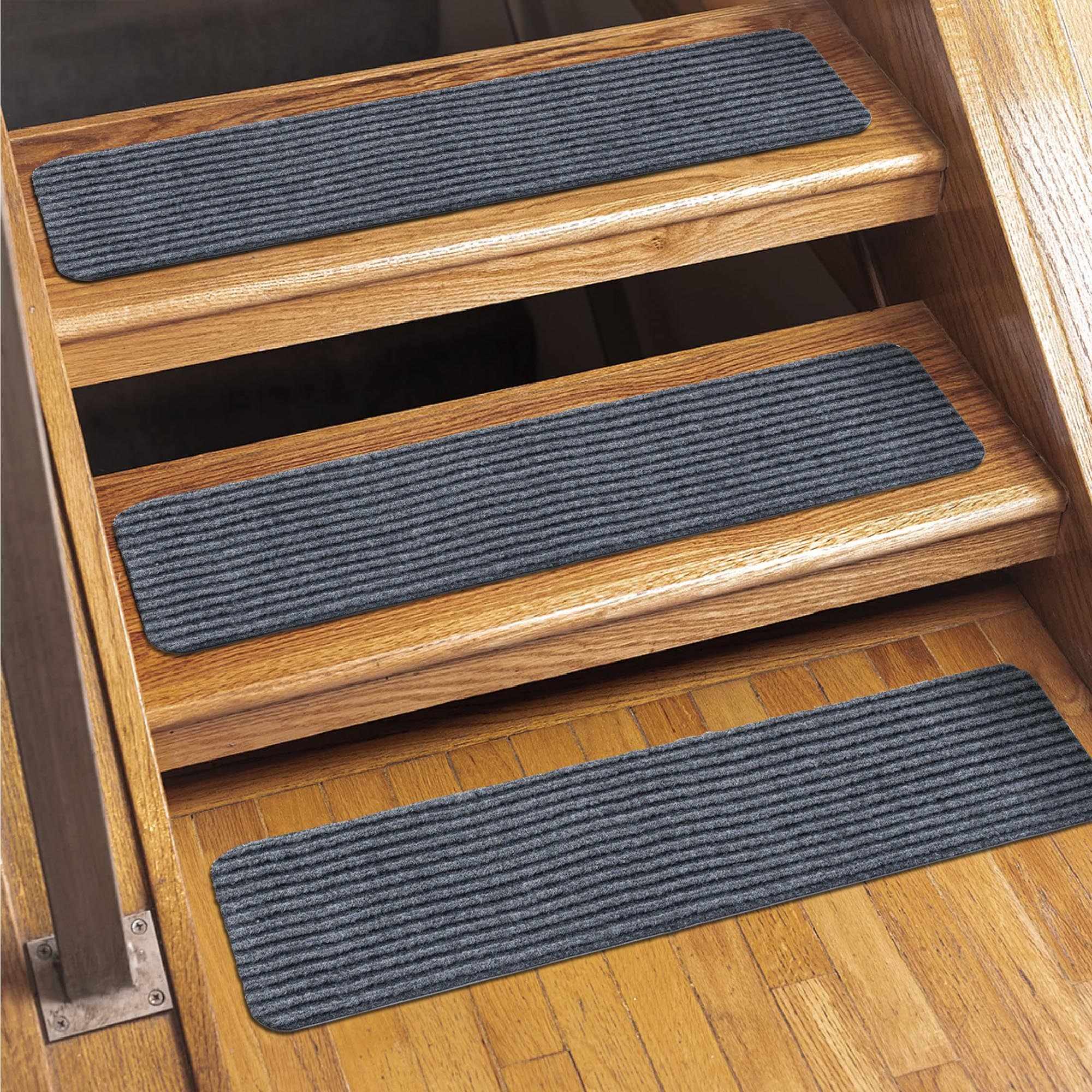 Basic Stair Tread Rugs, Light Gray - Image 3