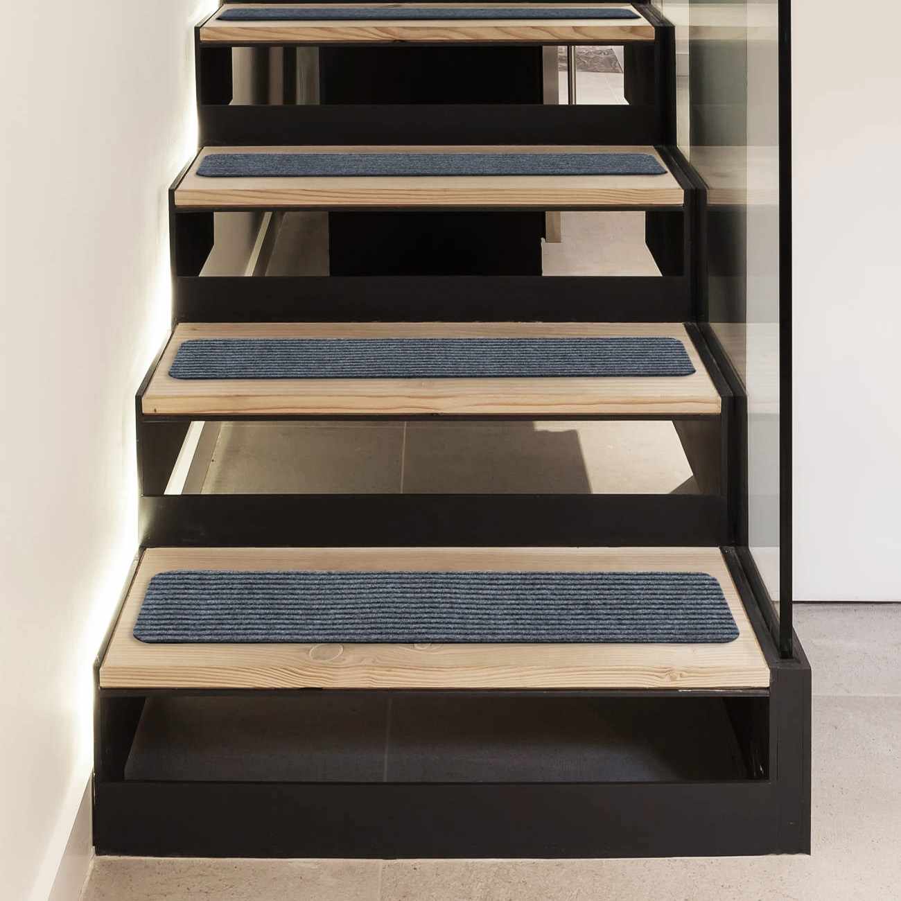 Basic Stair Tread Rugs, Light Gray - Image 5