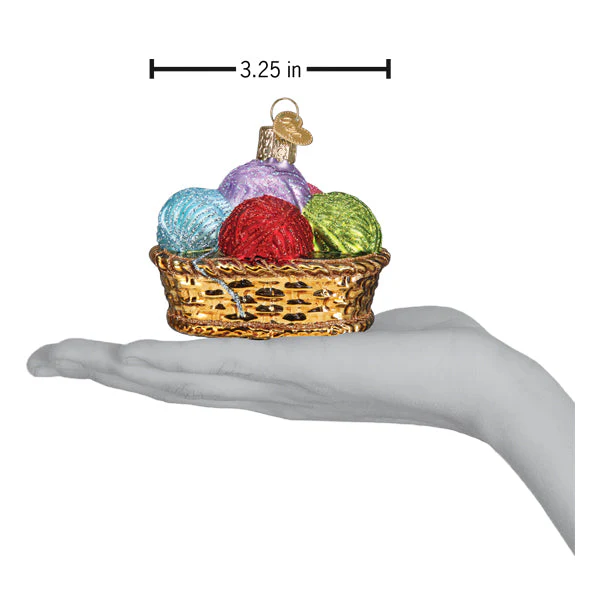 Basket Of Yarn Ornament by Old World Christmas - Image 6