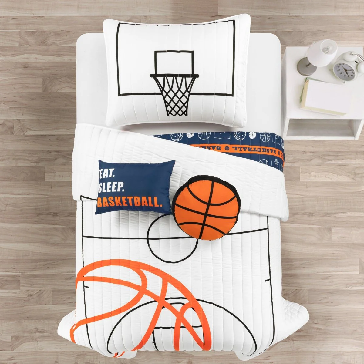 Basketball Game Reversible Quilt Set - Image 11
