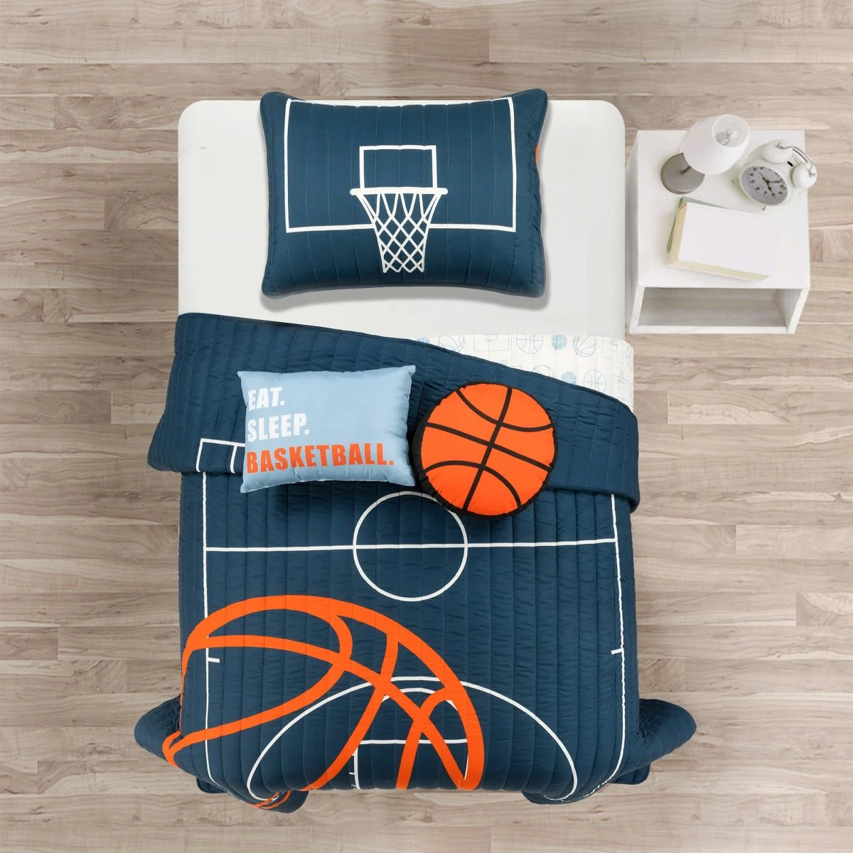 Basketball Game Reversible Quilt Set - Image 28
