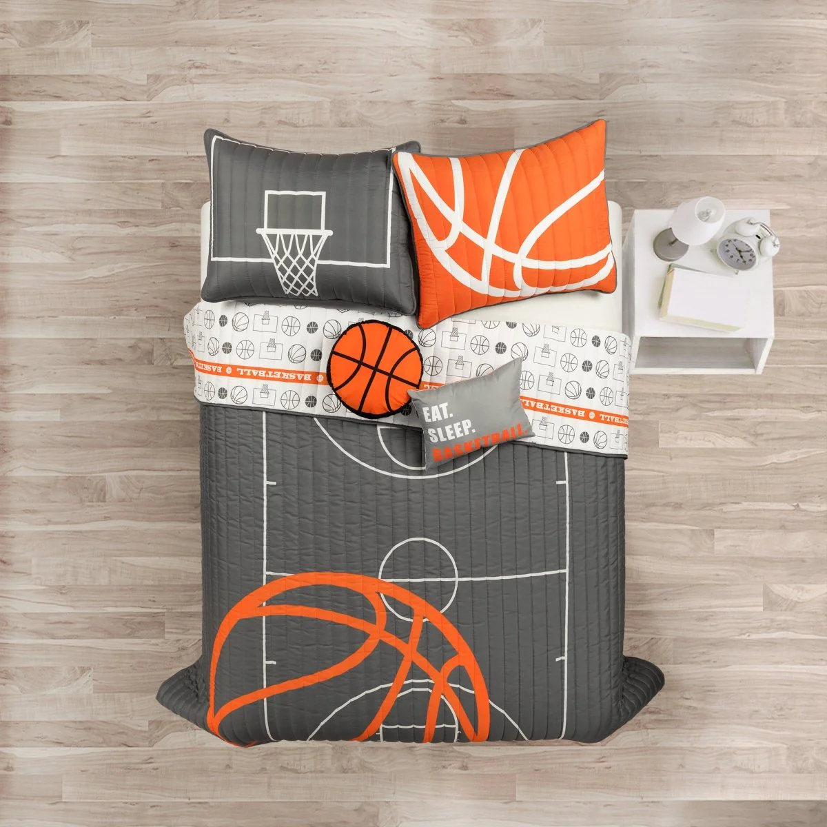 Basketball Game Reversible Quilt Set - Image 46