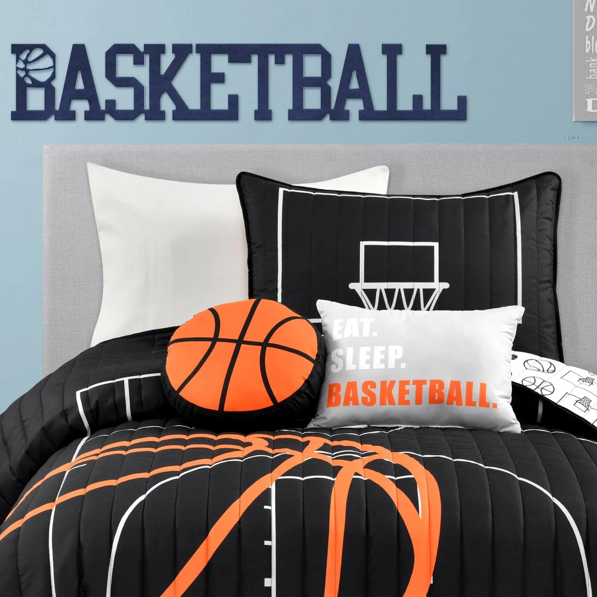 Basketball Game Reversible Quilt Set - Image 57