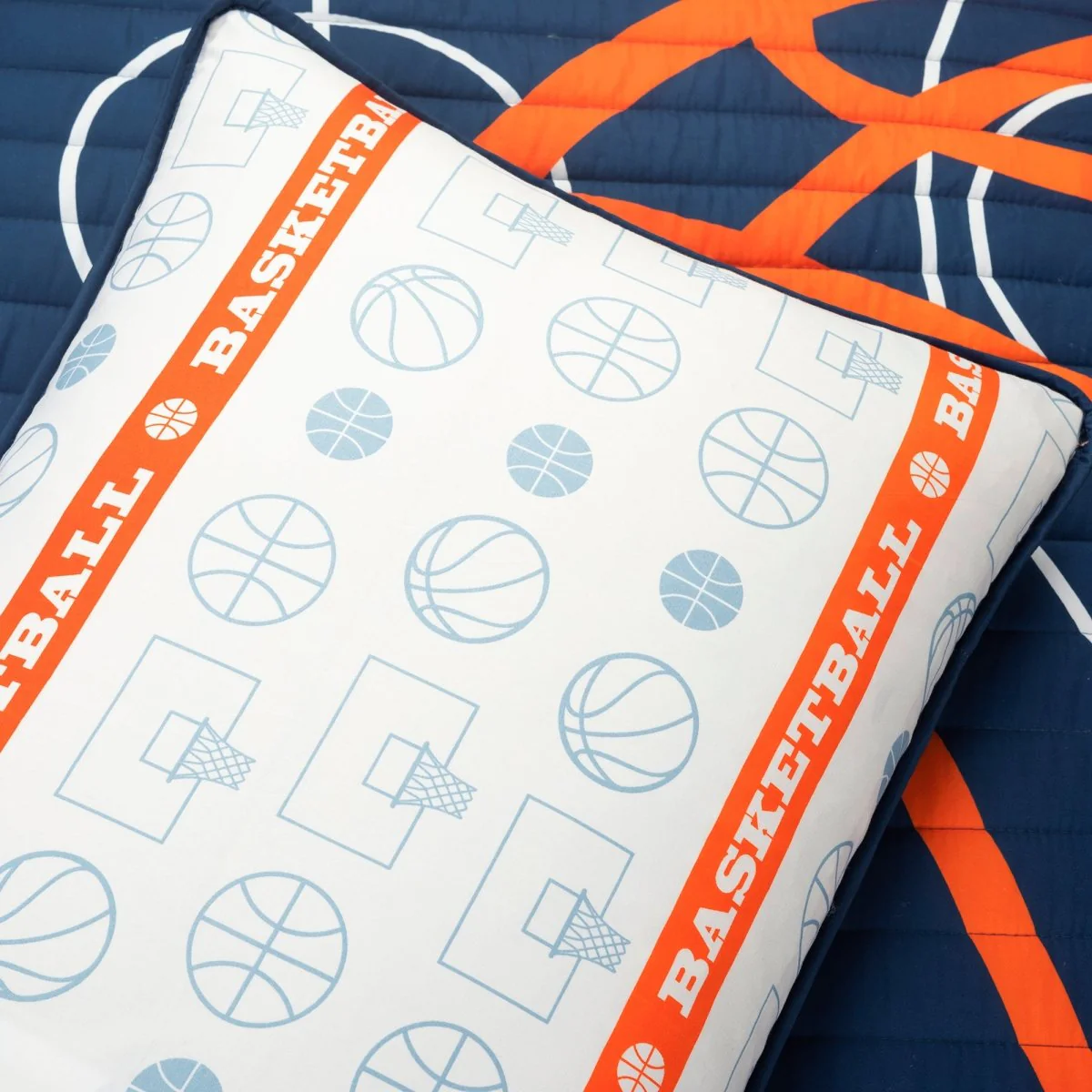 Basketball Game Reversible Quilt Set - Image 7