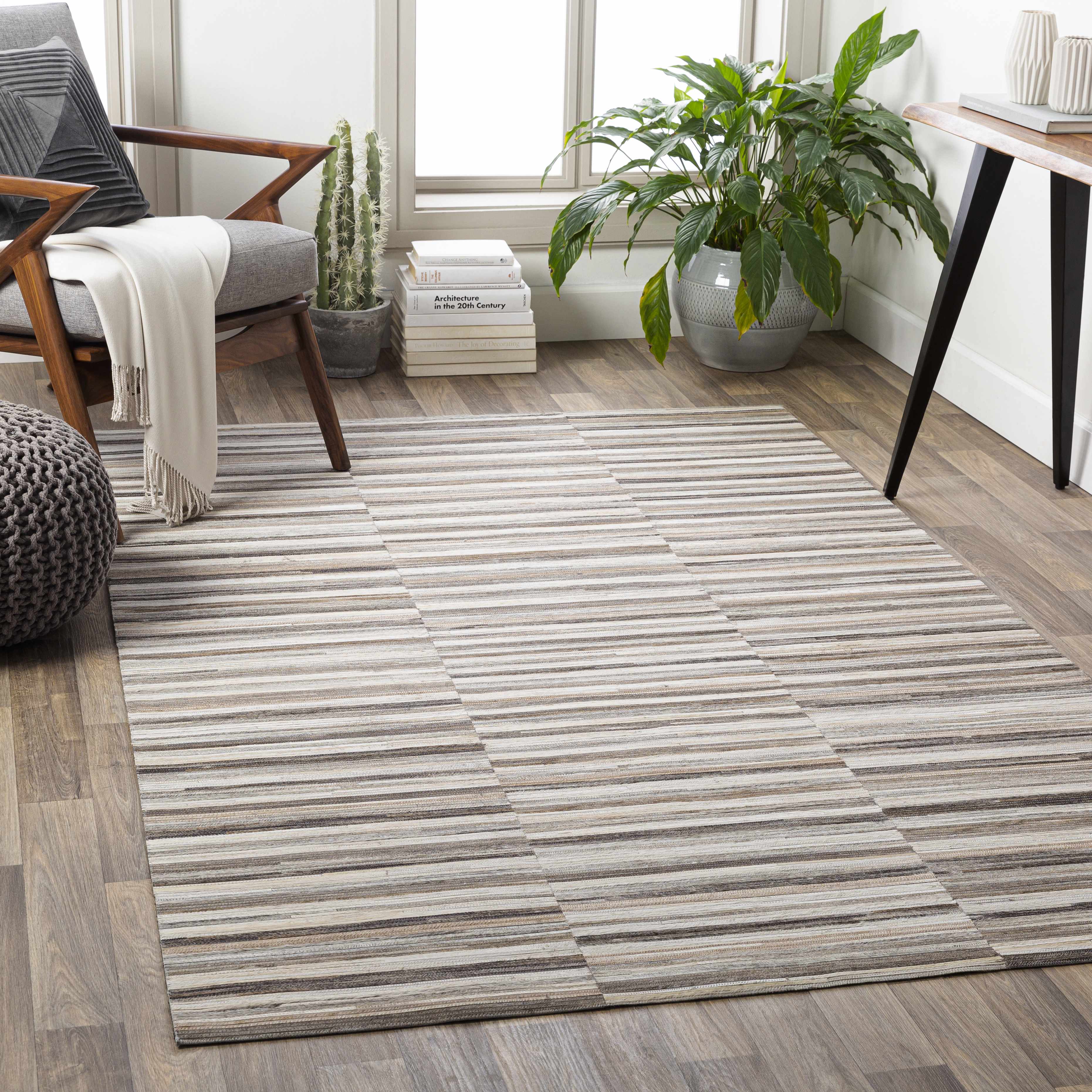 Batehaven Premium Leather Hand Crafted Rug - Clearance - Image 2
