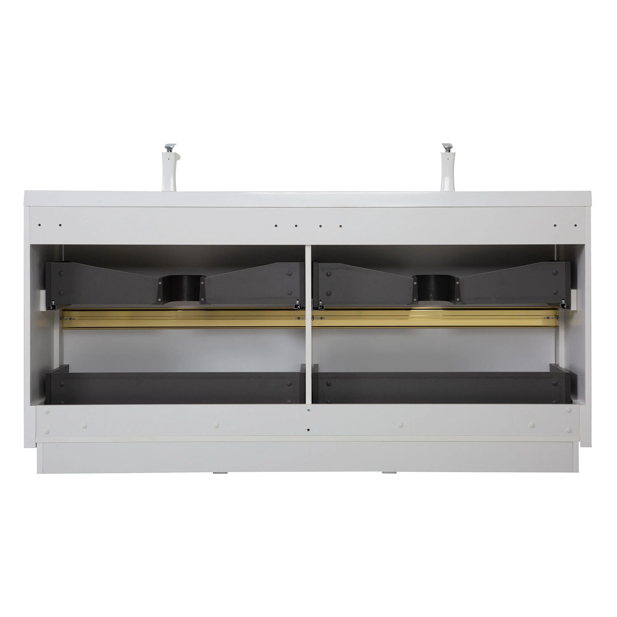 Bathin Freestanding Bathroom Vanity With Double Sinks, Bathroom Storage Vanity Cabinet With Stone Resin Countertop And Soft Close Drawers - Image 48