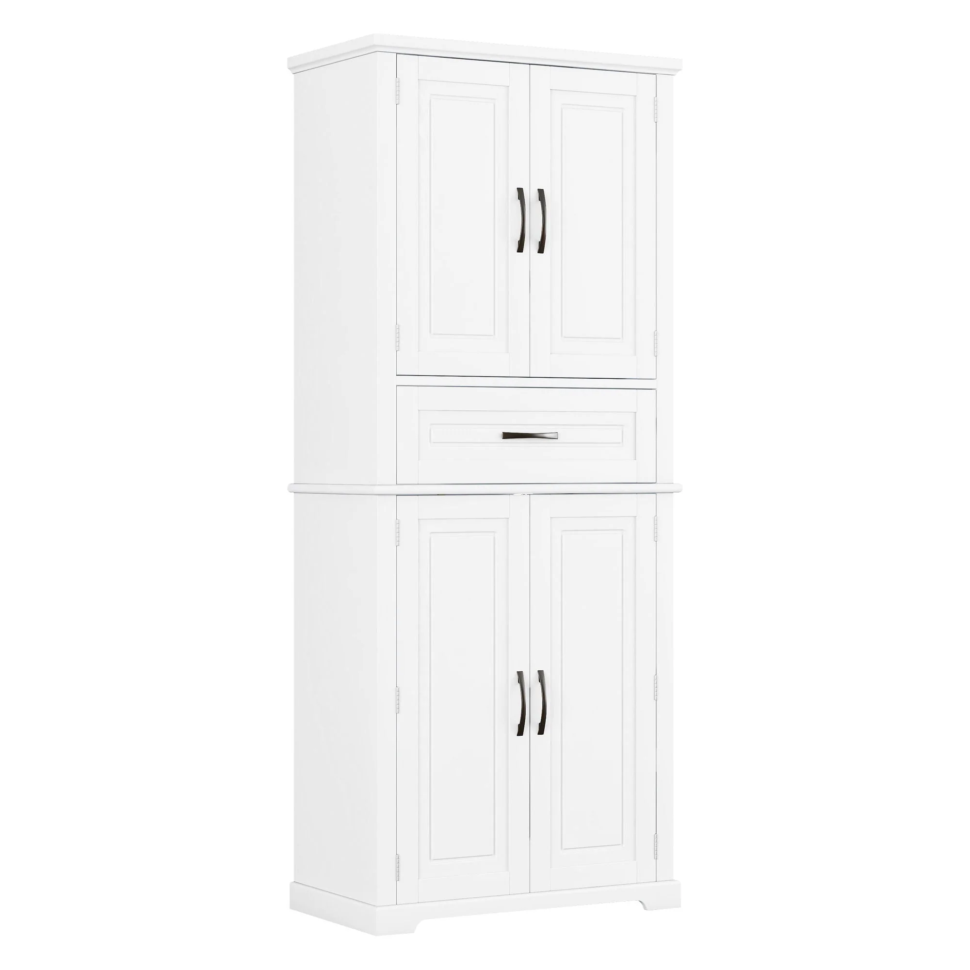 Bathroom Storage Cabinet With Multifunctional Storage Space, Drawer With Slide Rails, Adjustable Shelf - Image 2