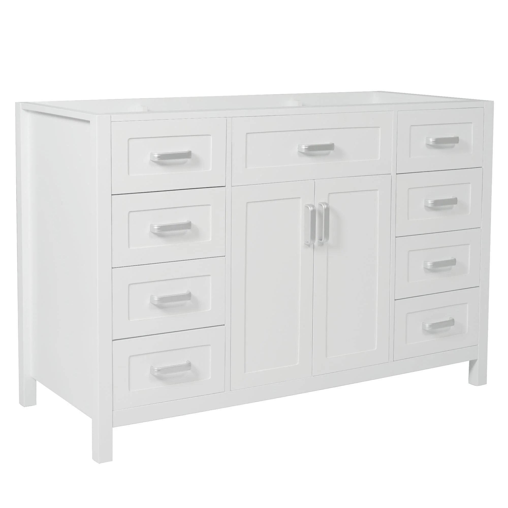 Bathroom Vanity Cabinet with 2 Soft Close Doors and 8 Drawers - Image 4