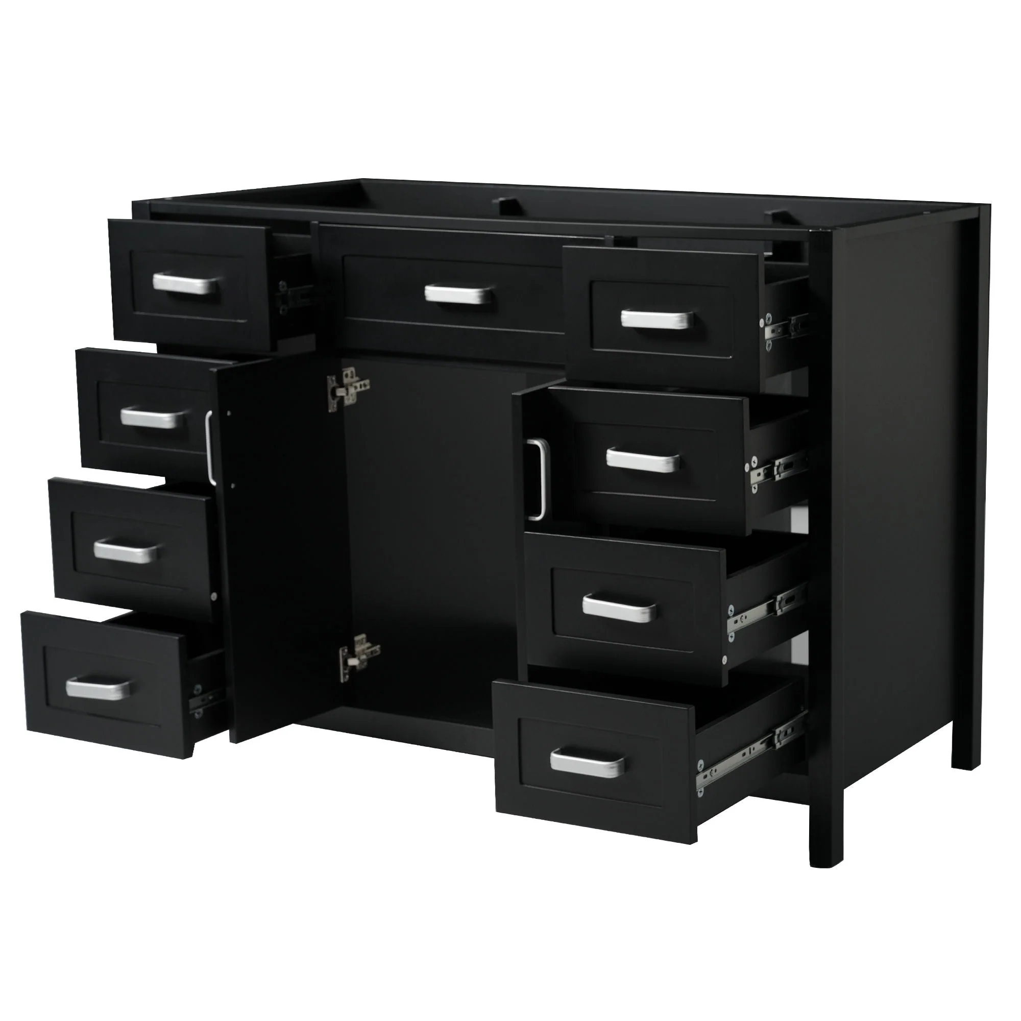 Bathroom Vanity Cabinet with 2 Soft Close Doors and 8 Drawers - Image 6