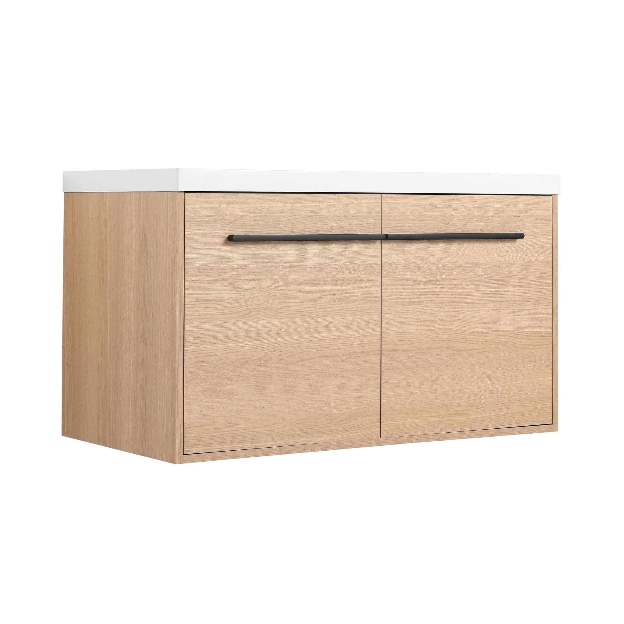 Bathroom Vanity Set With Resin Countertop Sink, 2 Doors - Image 3