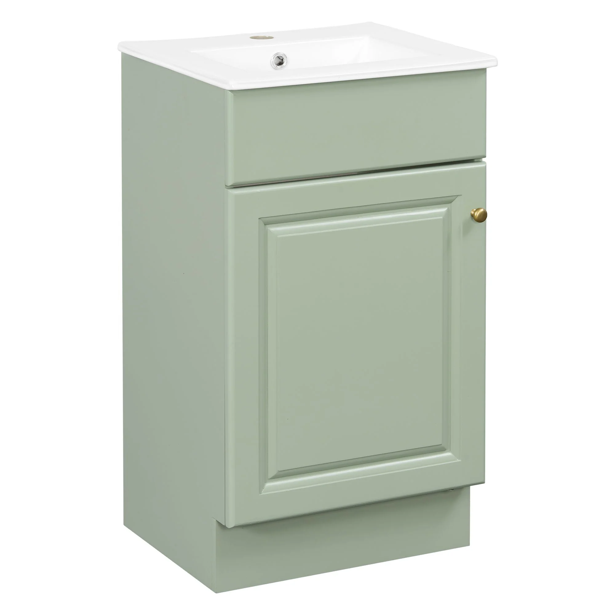 Bathroom Vanity With Sink, Cabinet With Adjustable Shelf - Image 2