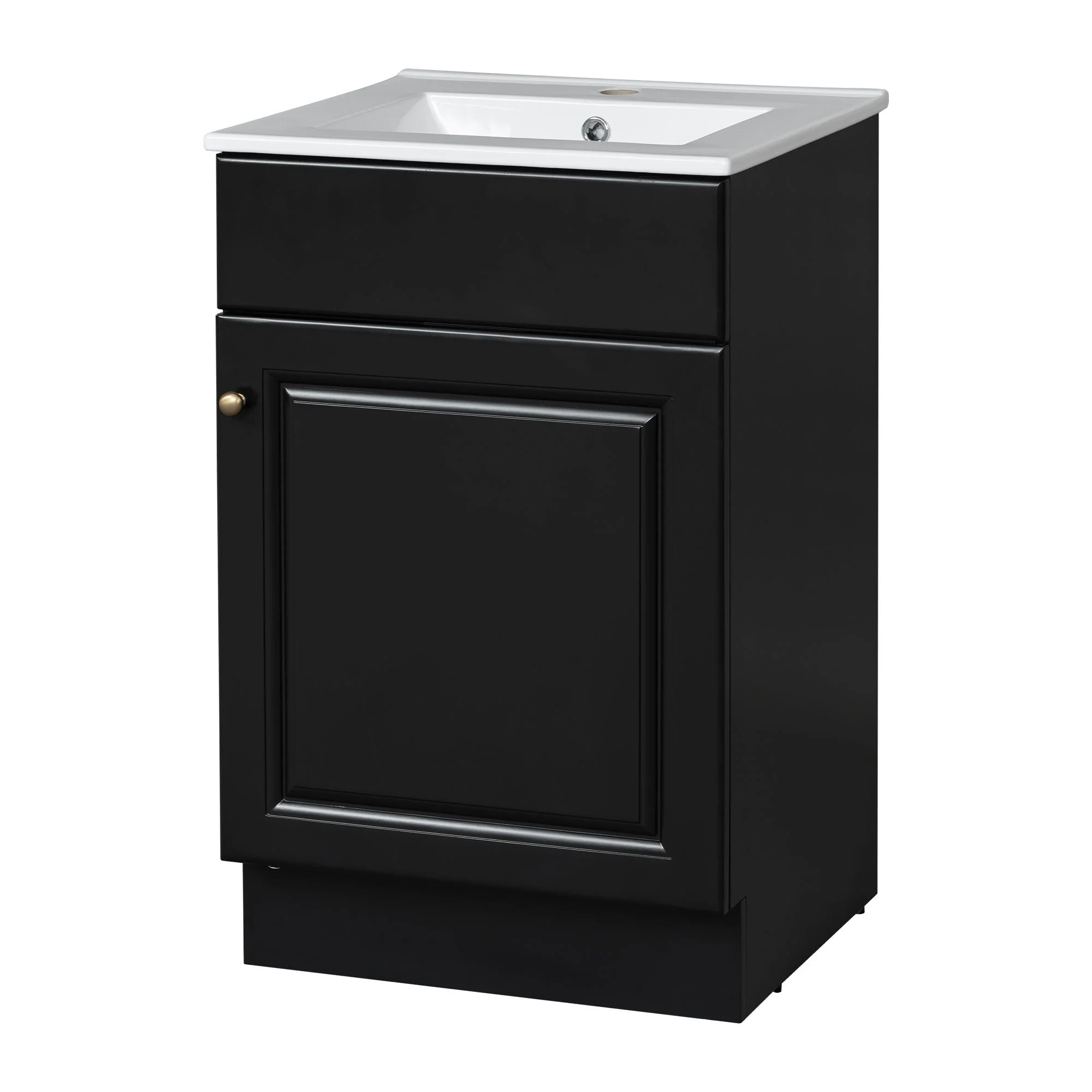 Bathroom Vanity With Sink, Cabinet With Adjustable Shelf - Image 4
