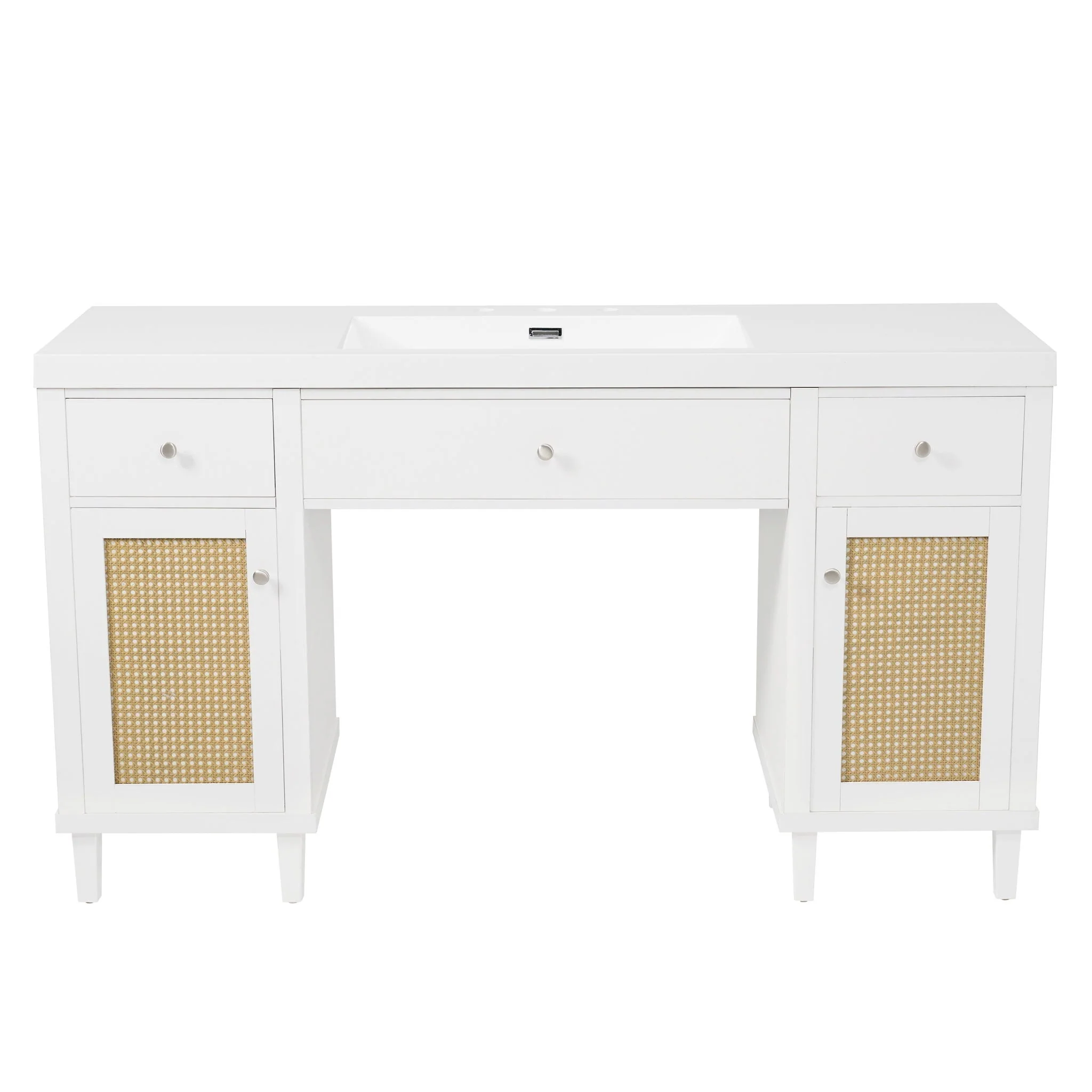 Bathroom Vanity With Sink, Spacious Storage Cabinet - Image 2