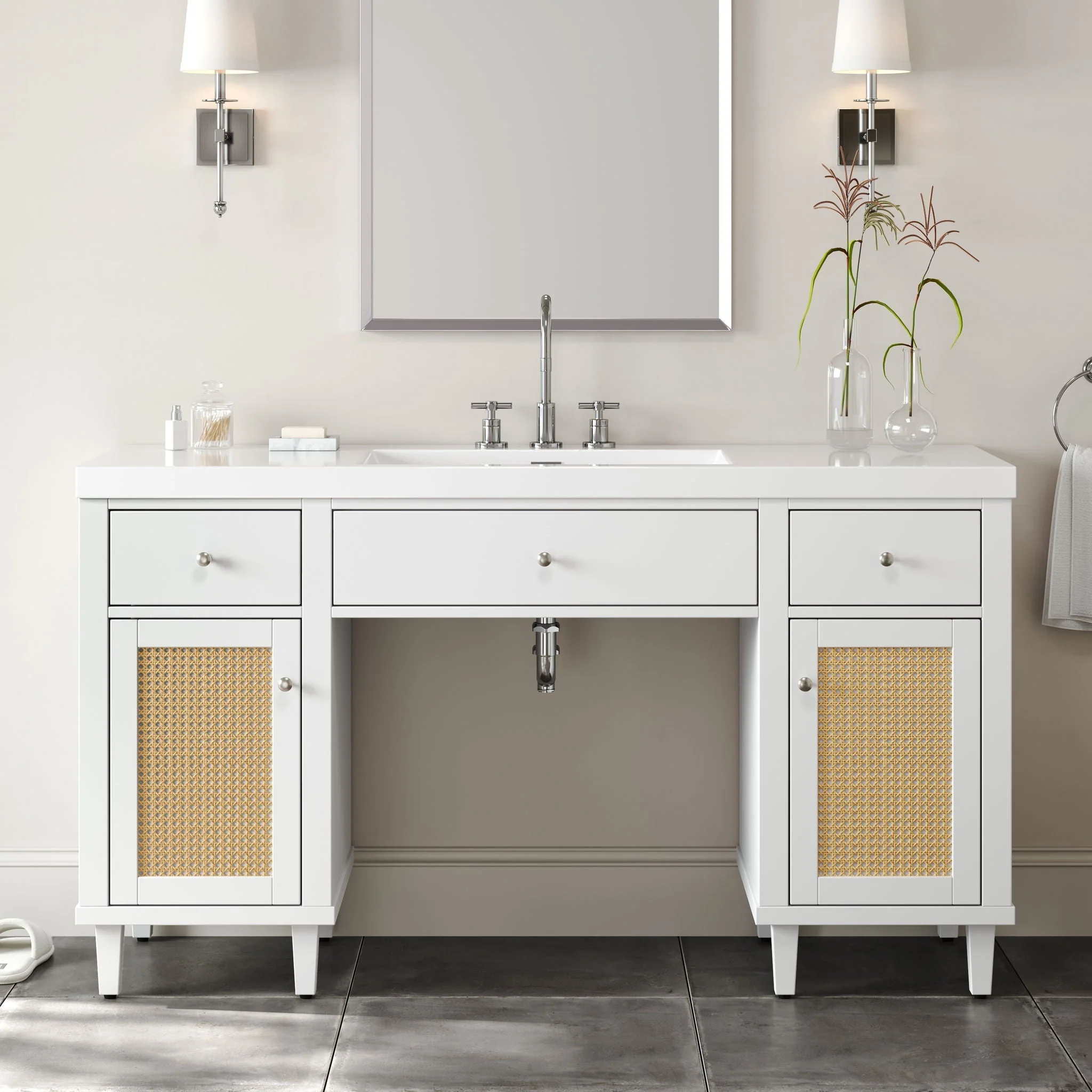 Bathroom Vanity With Sink, Spacious Storage Cabinet - Image 6