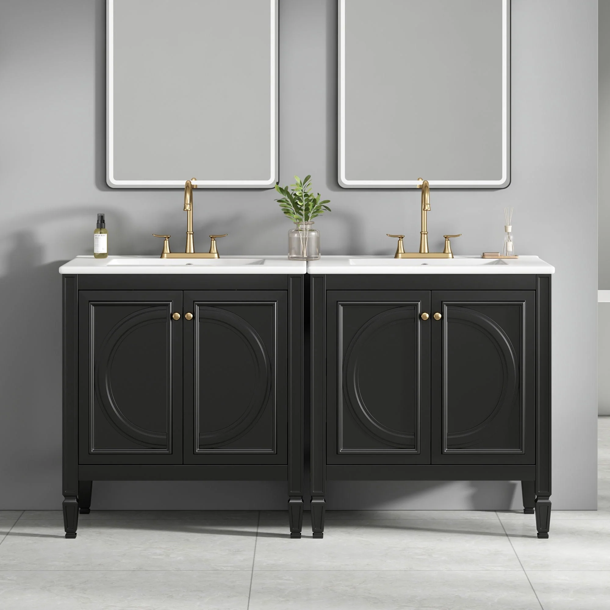 Bathroom Vanity With Sink With 2 Doors And Adjustable Shelf - Image 18