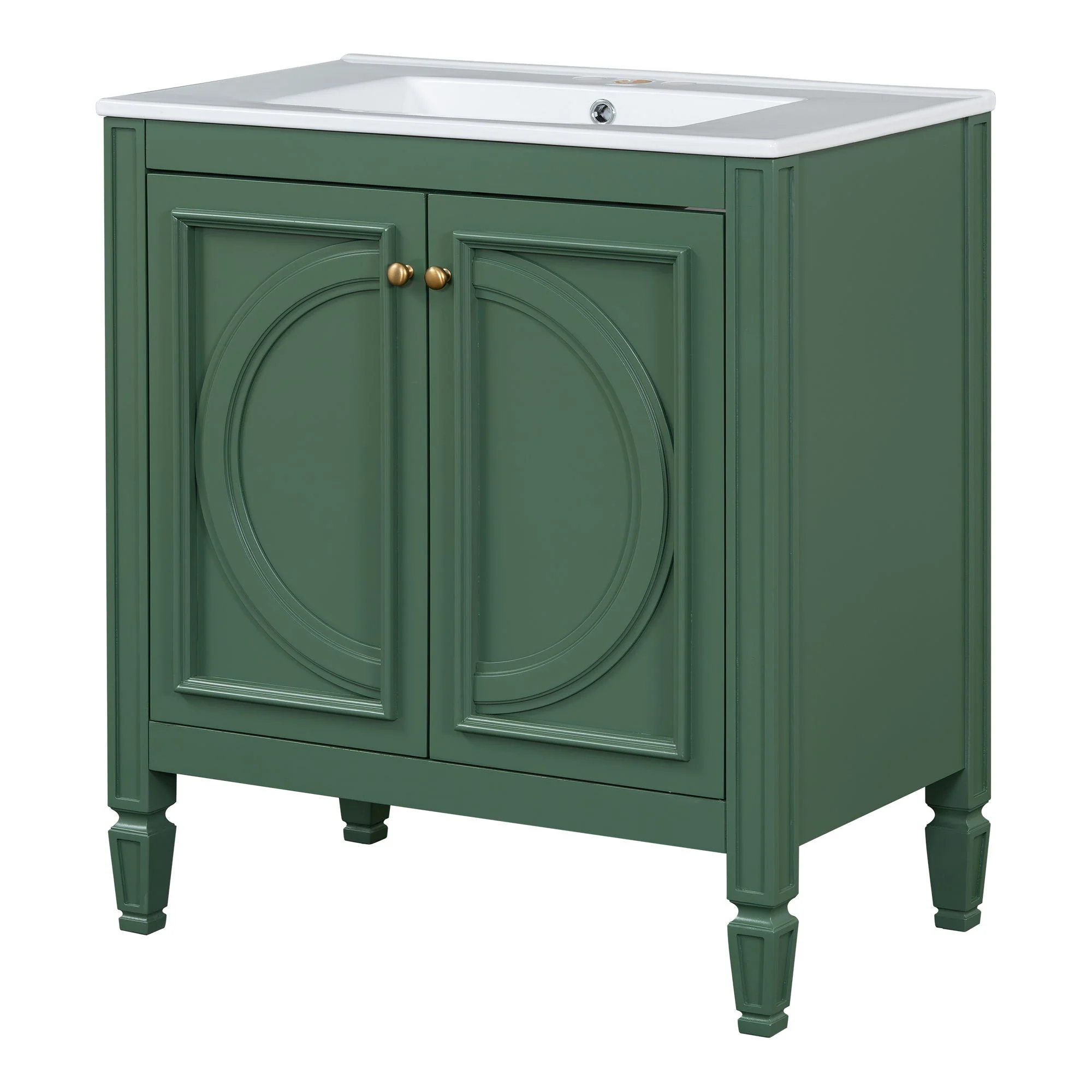 Bathroom Vanity With Sink With 2 Doors And Adjustable Shelf - Image 6
