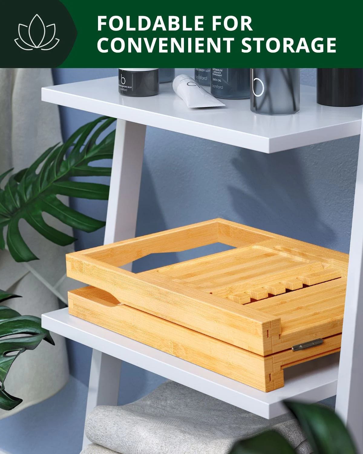Bathtub Caddy Tray Lite, Natural - Image 2