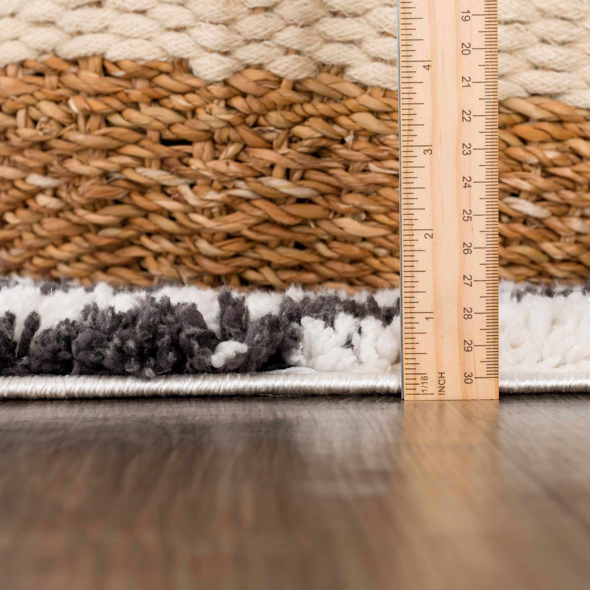 Bauer Plush Black Rainbow Rug - Clearance - Image 11