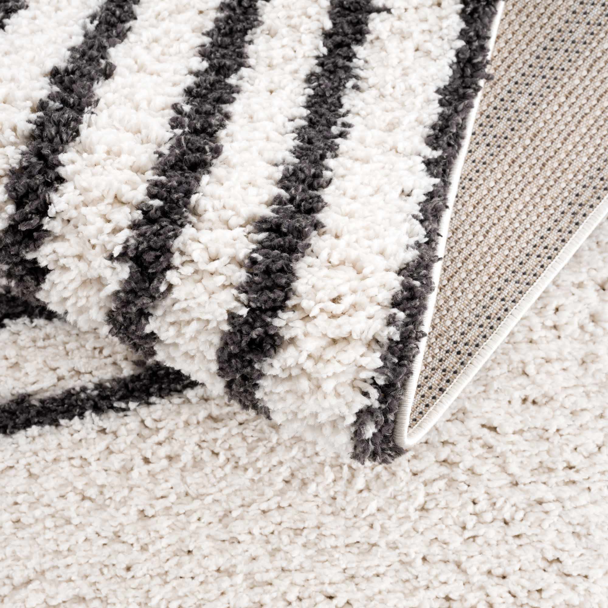Bauer Plush Black Rainbow Rug - Clearance - Image 16