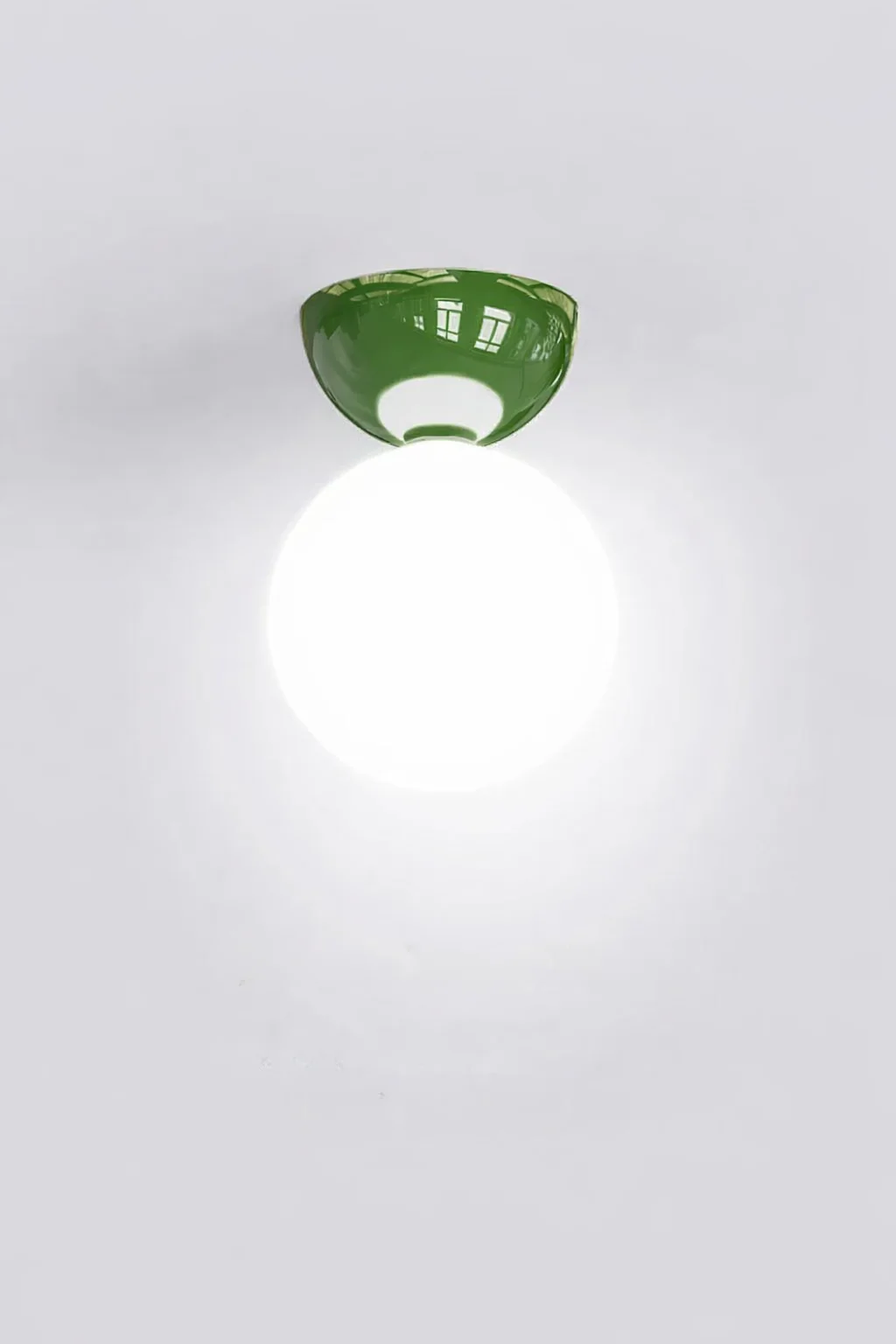 Bauhaus Dome Ceiling Light Cream Flush Mount Lamp for Hallway Balcony Entryway - Image 7