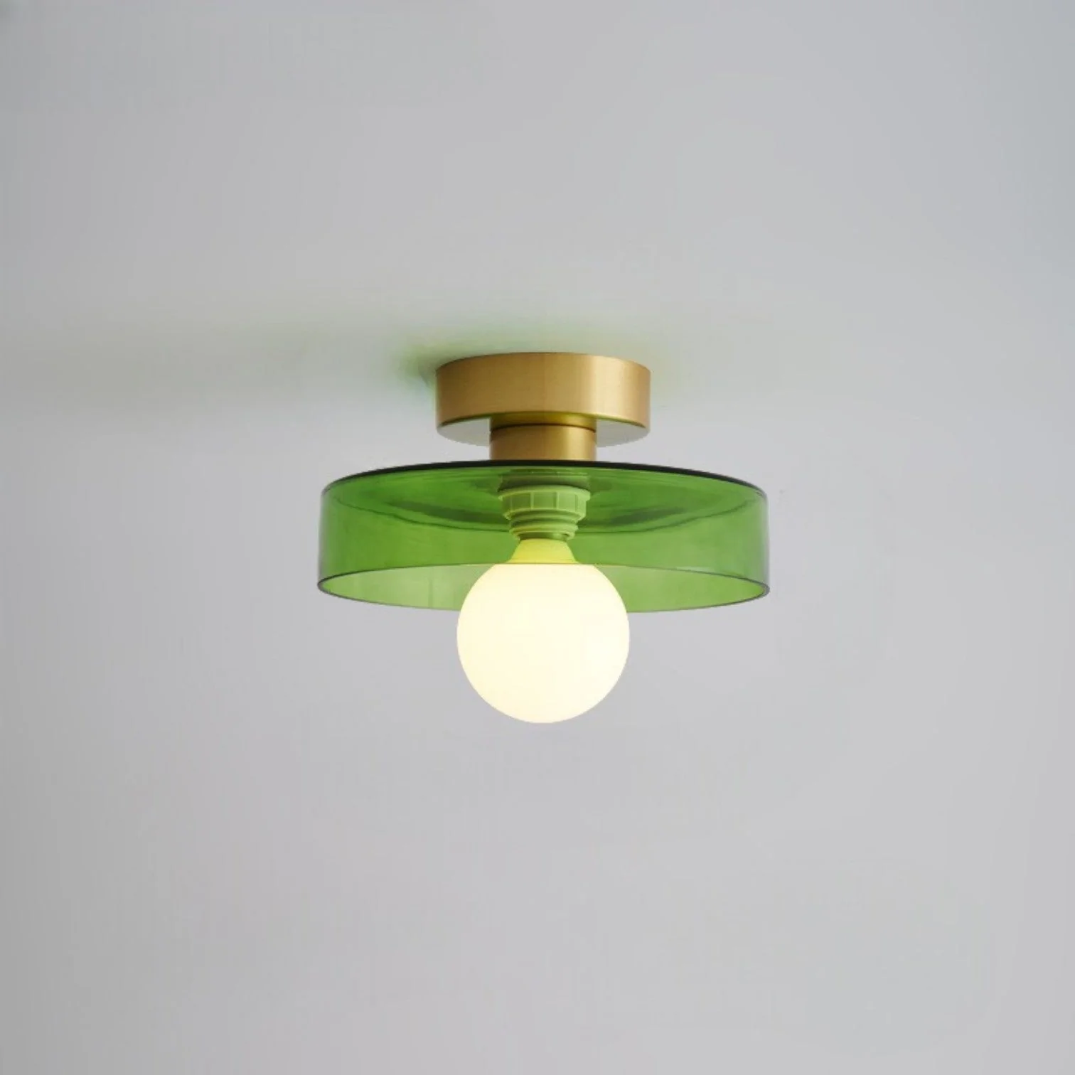 Bauhaus Glass LED Ceiling Light 1-Light Round Dimmable Indoor Fixture - Image 13