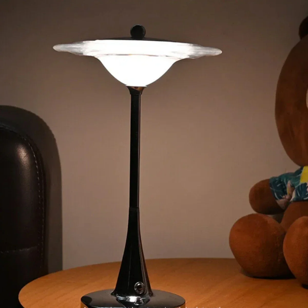 Bauhaus Style Rechargeable Table Lamp LED Mood Light for Bedroom Living Room Decor - Image 2