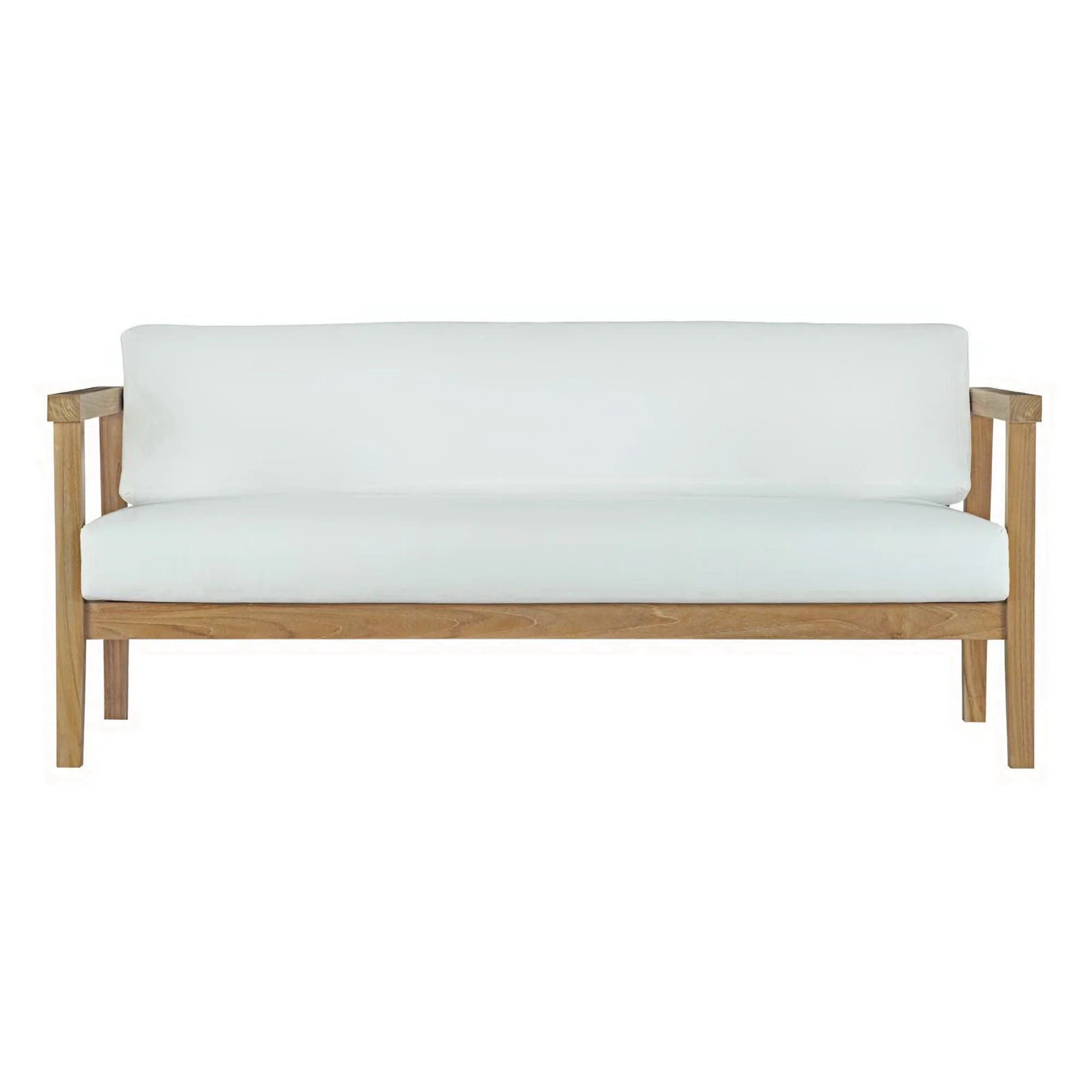 Bayport Outdoor Patio Teak Sofa by Modway - Image 3