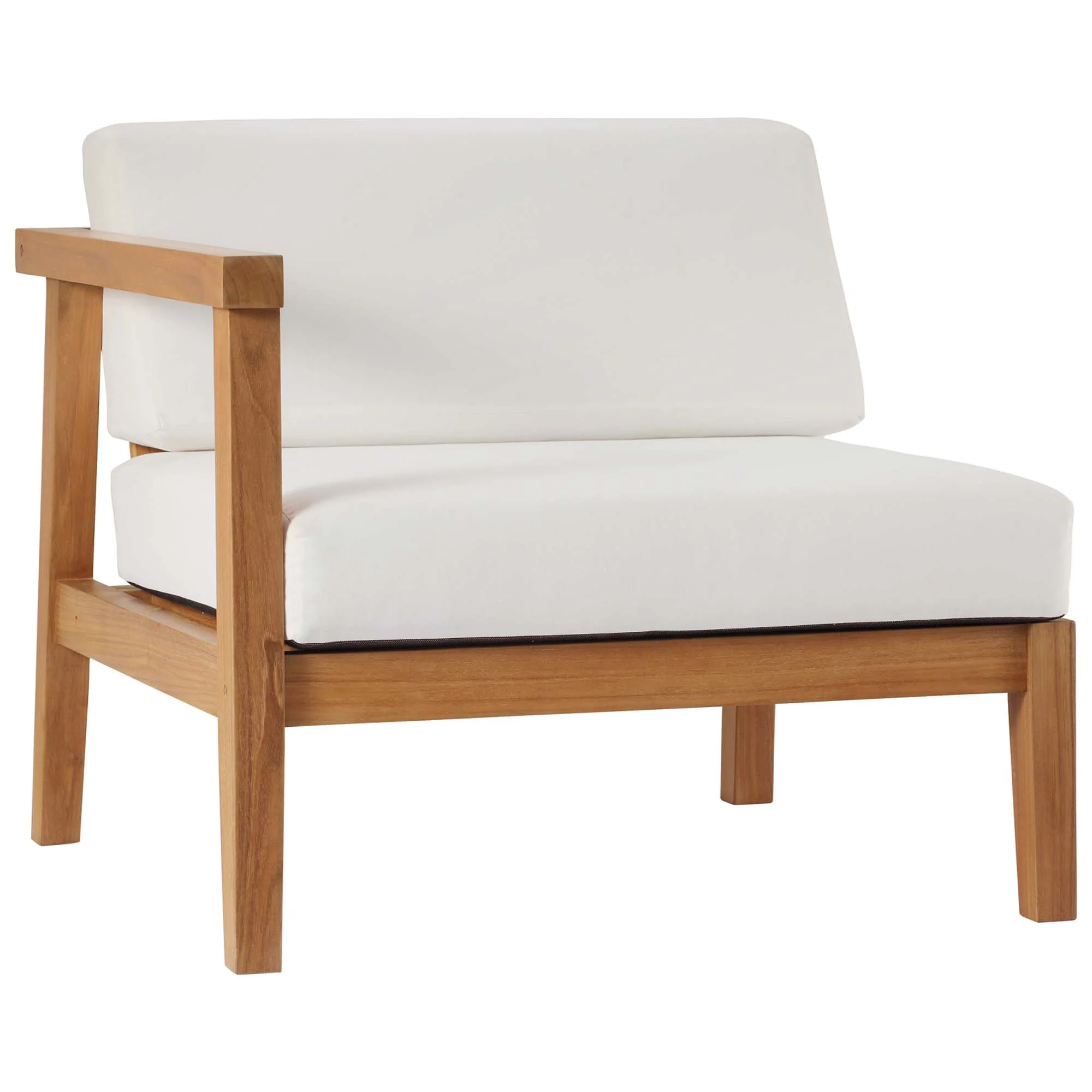 Bayport Outdoor Patio Teak Wood 2-Seater Loveseat by Modway - Image 2