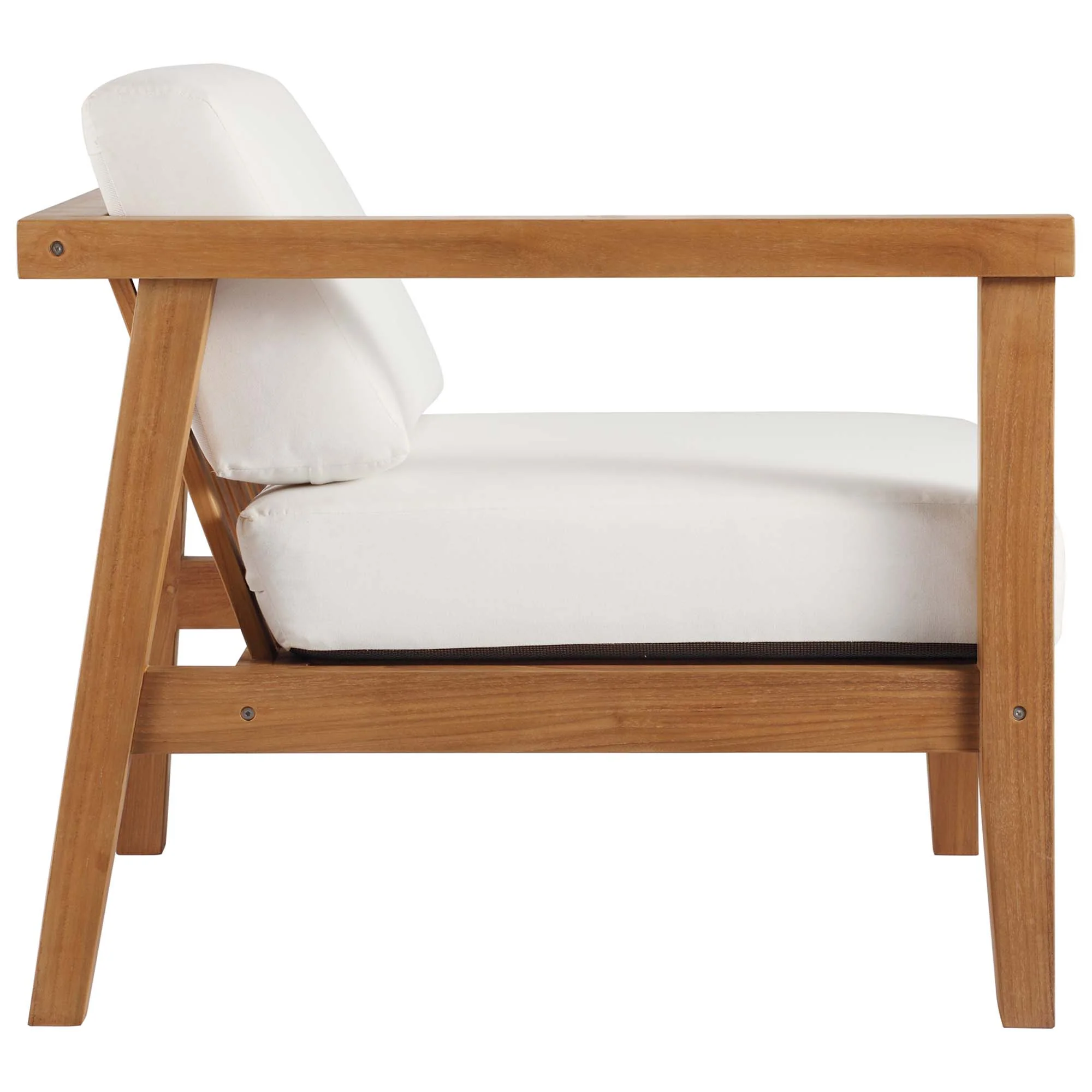 Bayport Outdoor Patio Teak Wood 2-Seater Loveseat by Modway - Image 4