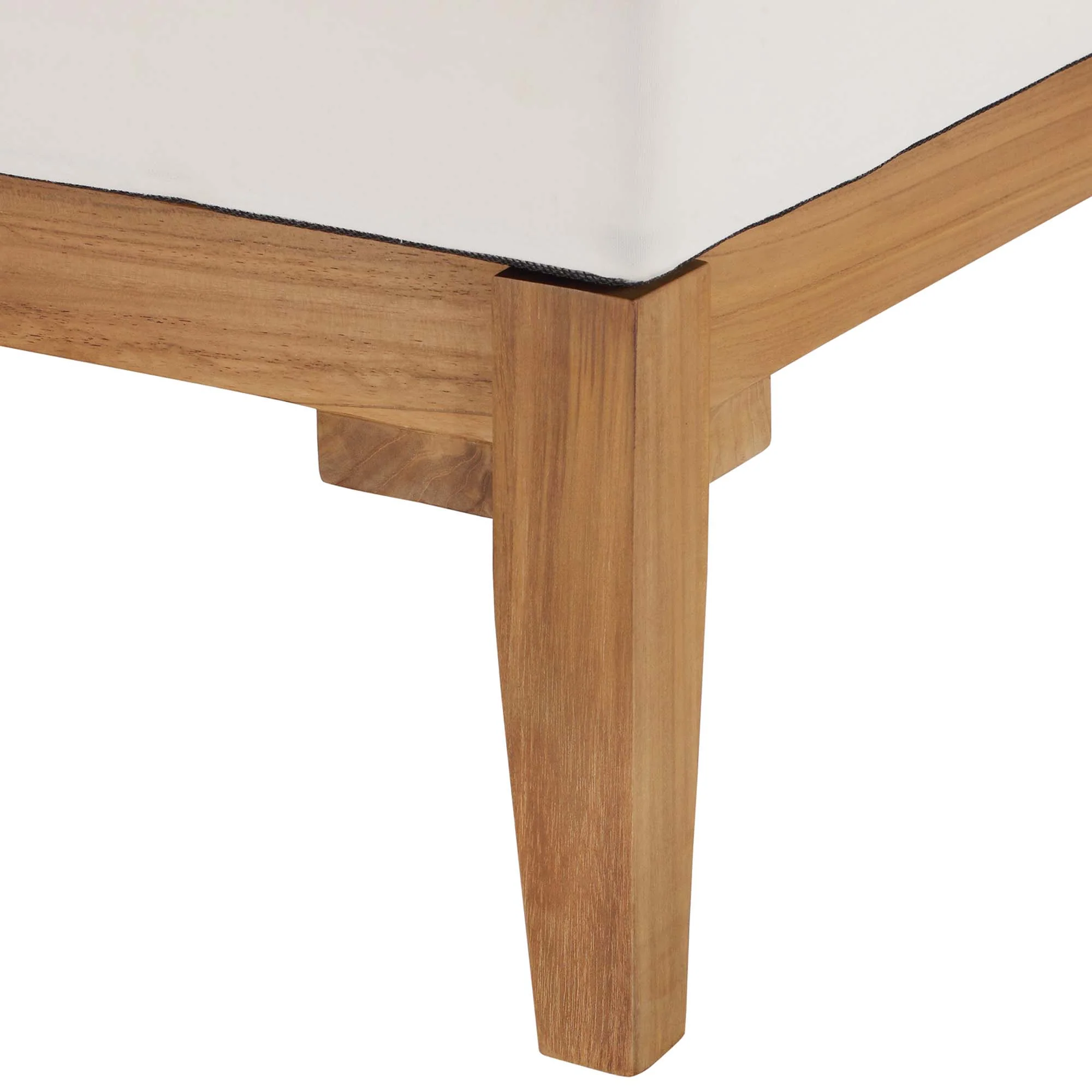 Bayport Outdoor Patio Teak Wood Corner Chair by Modway - Image 4
