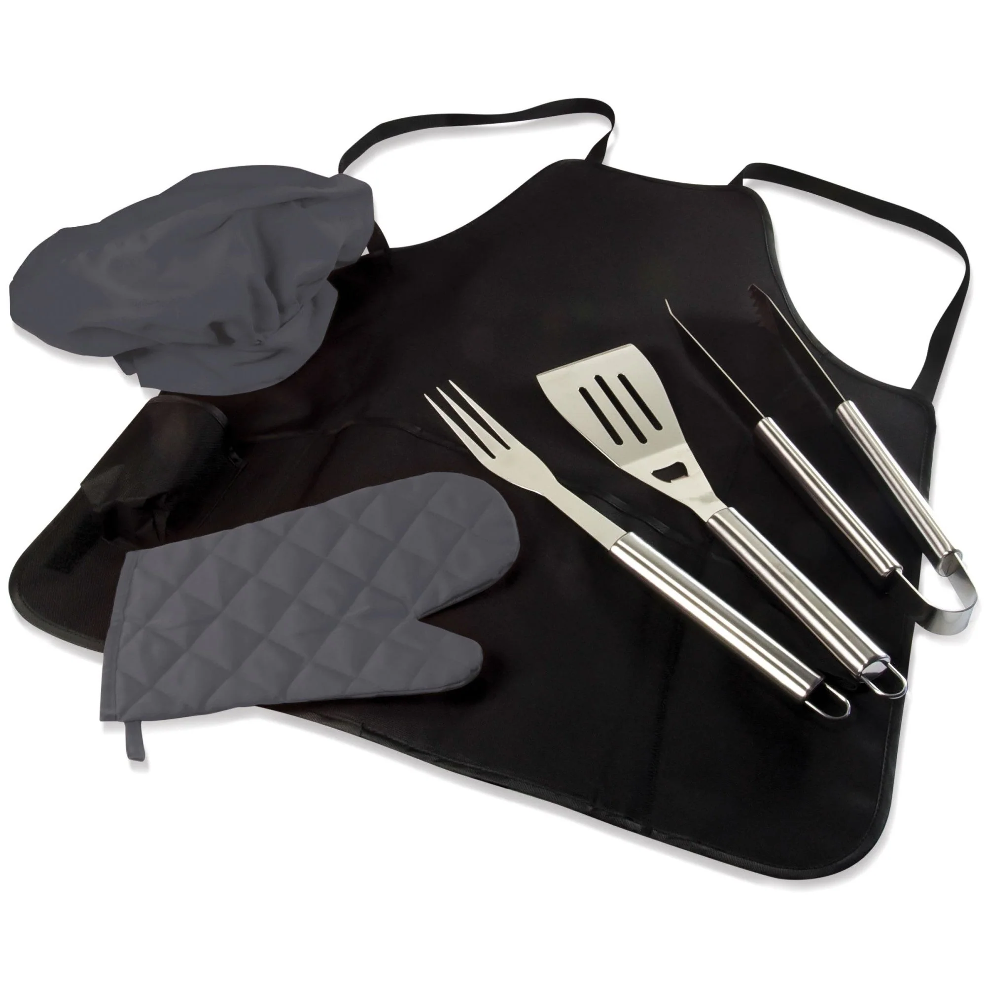 BBQ Apron Tote Pro Grill Set - Image 3