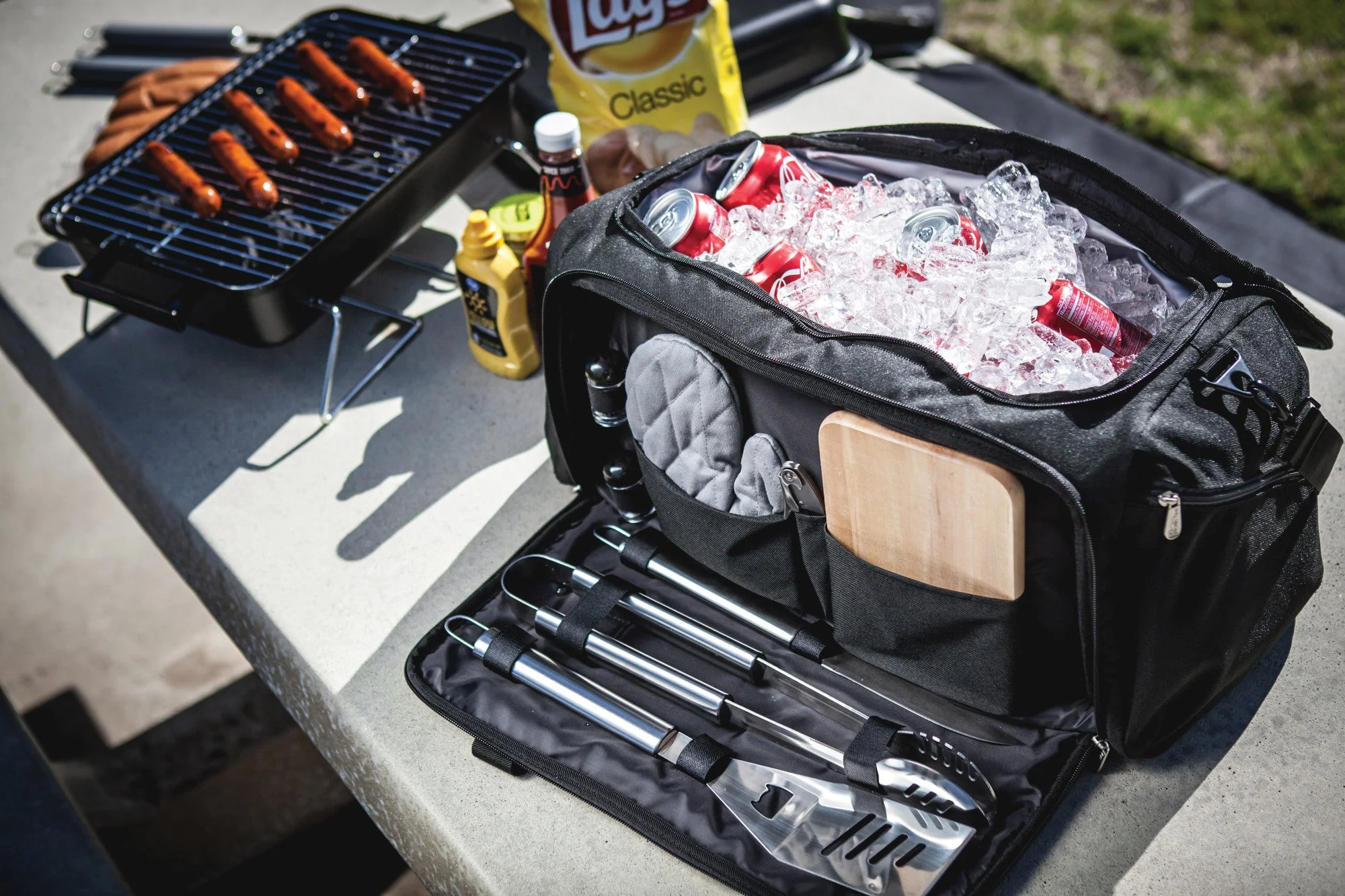 BBQ Kit Grill Set & Cooler - Image 4
