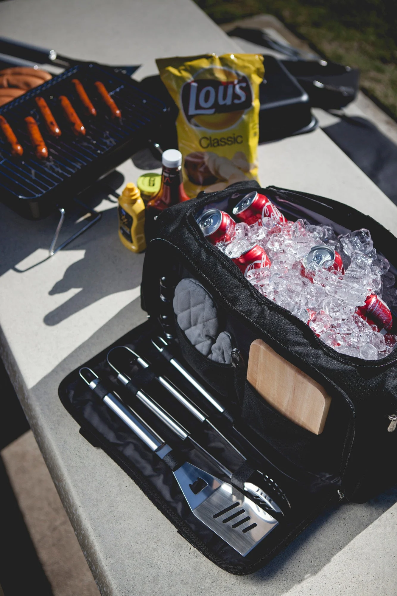 BBQ Kit Grill Set & Cooler - Image 7