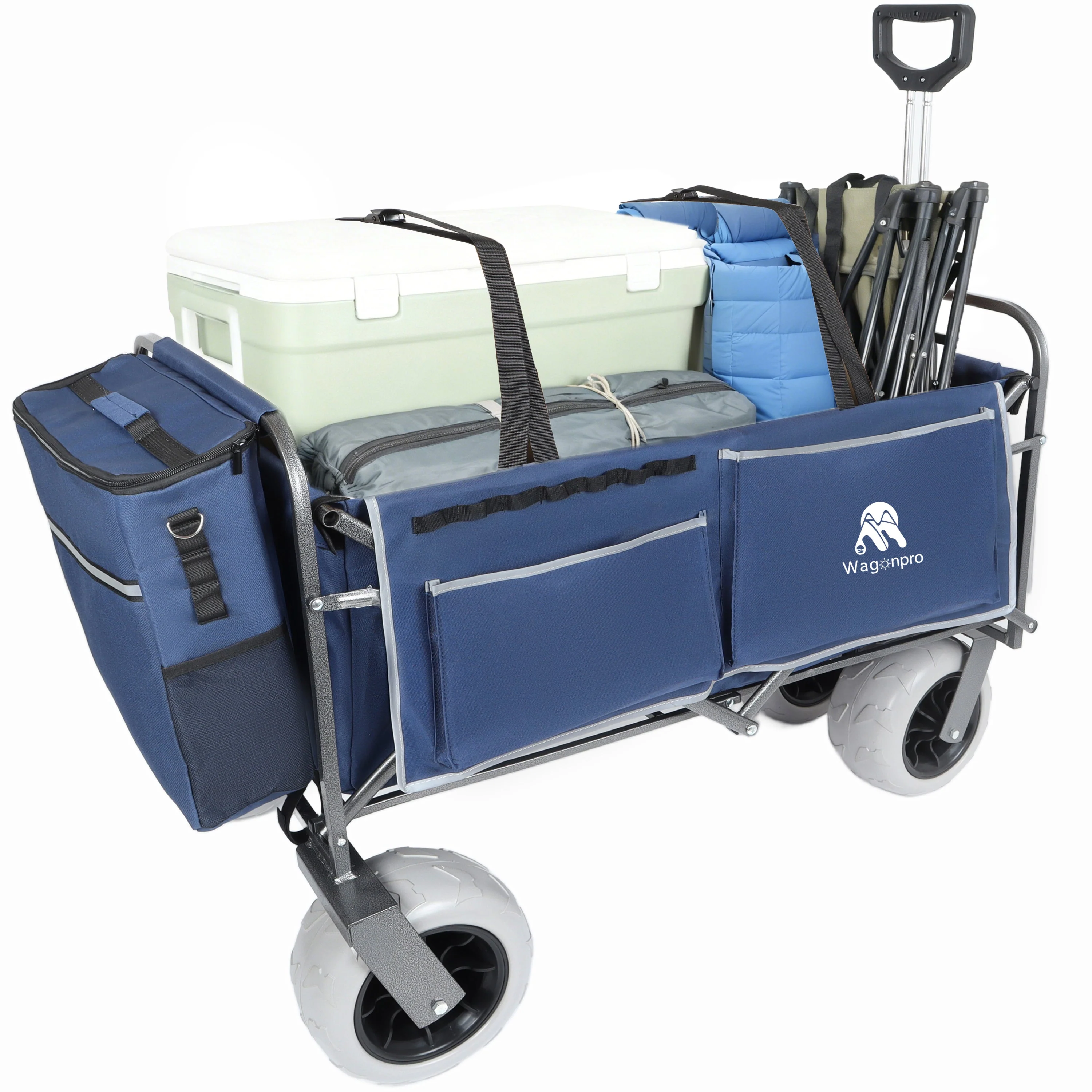 Beach Wagon with Big Wheels for Sand 500lbs Capacity - Image 2