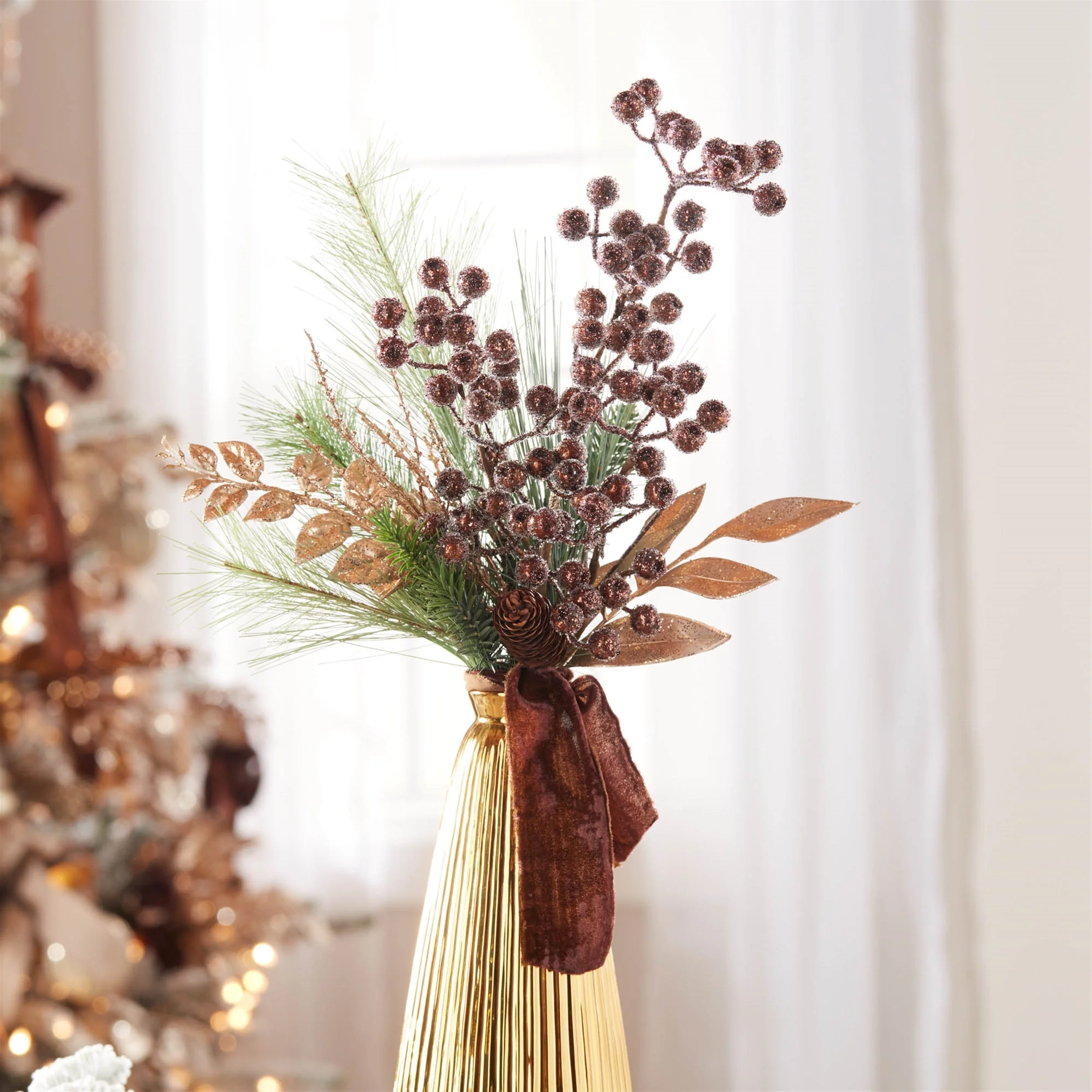 Beaded Berry Spray (Set of 6) - Image 4