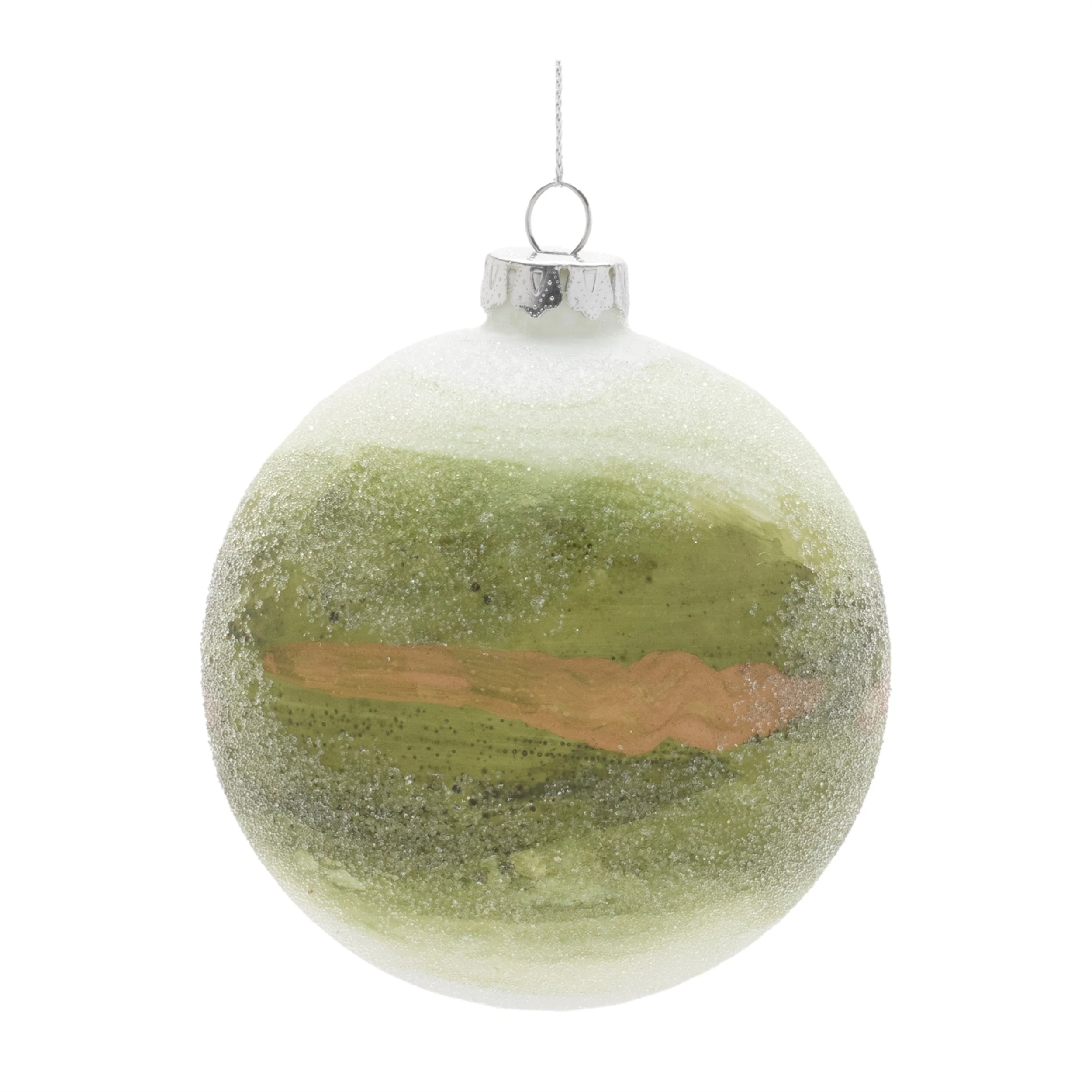 Beaded Glass Ball Ornament (Set of 6) - Image 3