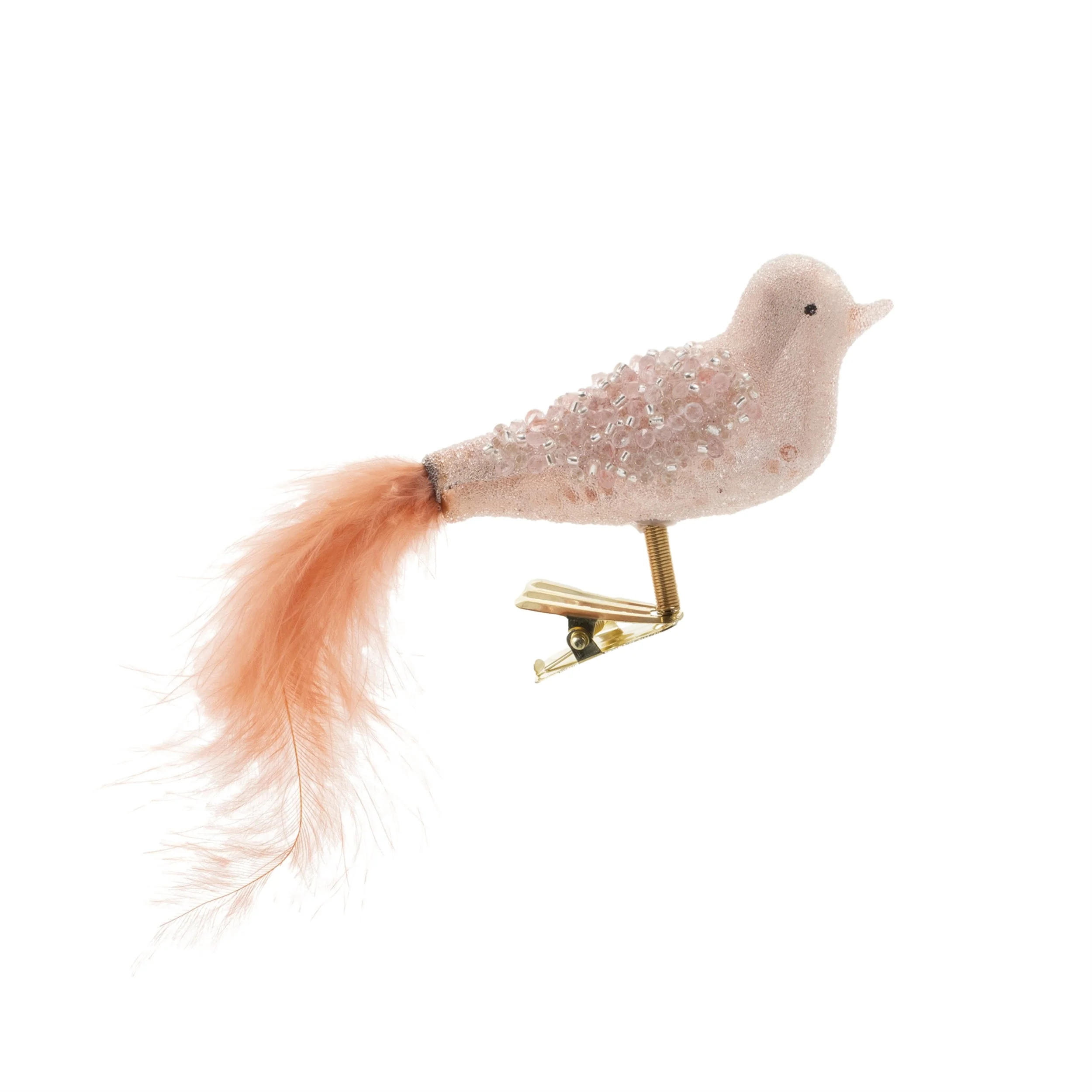 Beaded Glass Bird Clip Ornament (Set of 12) - Image 2