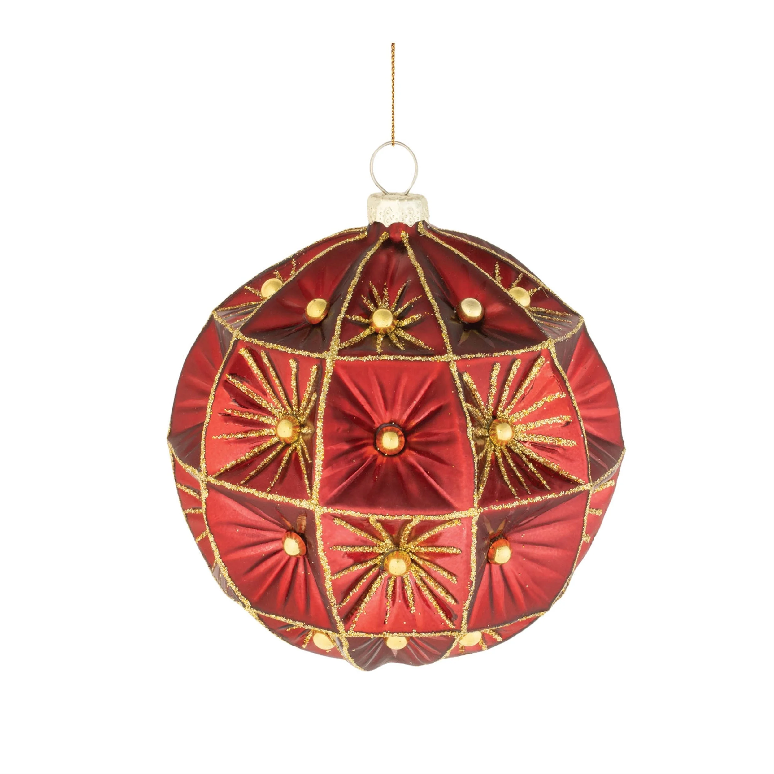 Beaded Glass Ornament (Set of 6) - Image 7