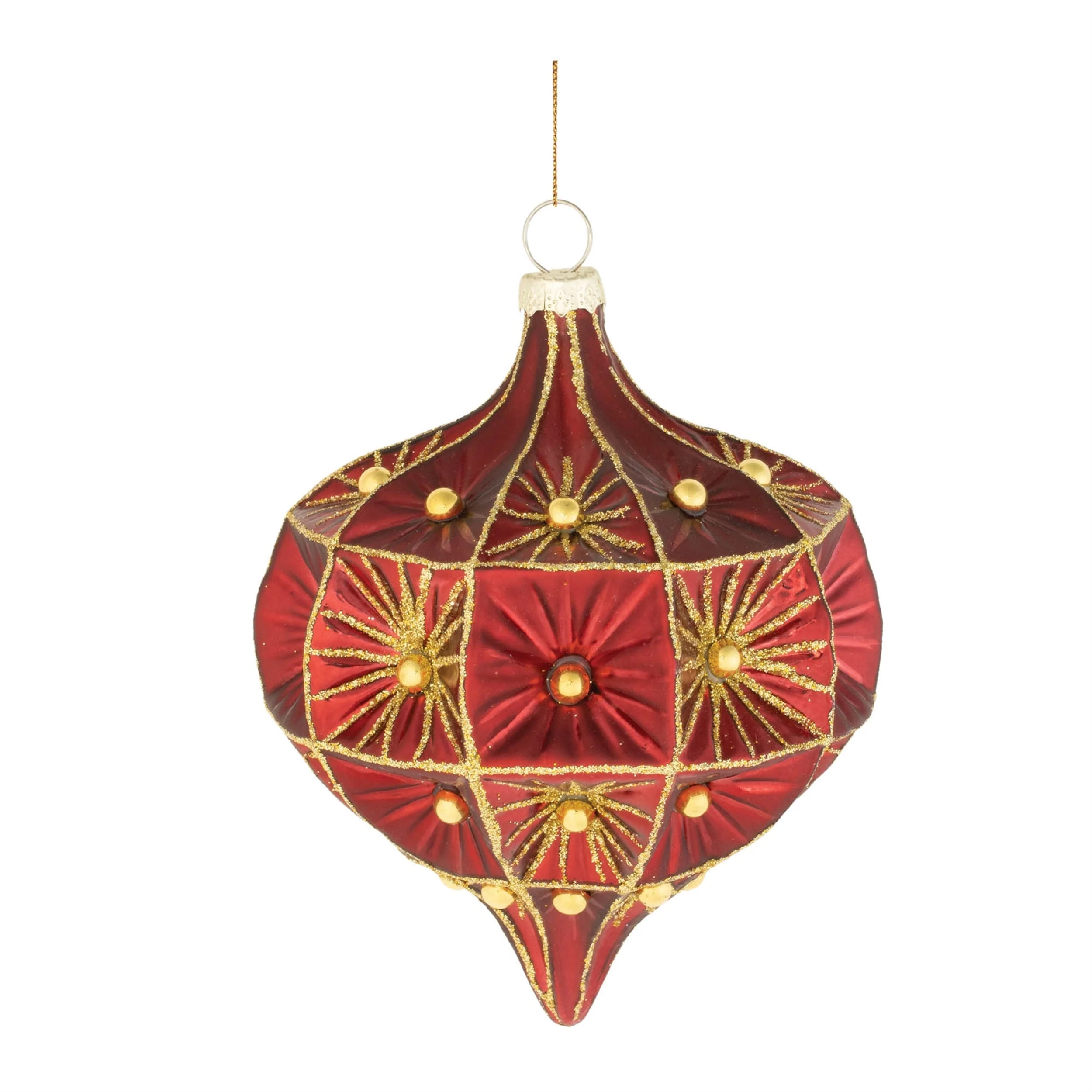 Beaded Glass Ornament (Set of 6) - Image 8