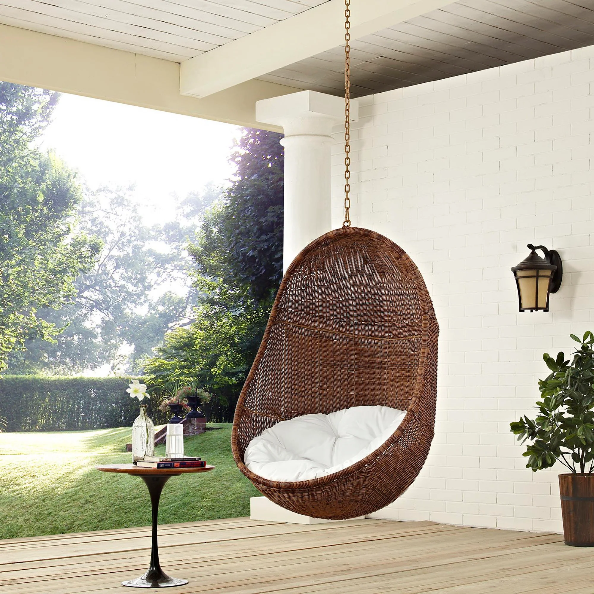 Bean Outdoor Patio Swing Chair Without Stand by Modway - Image 3