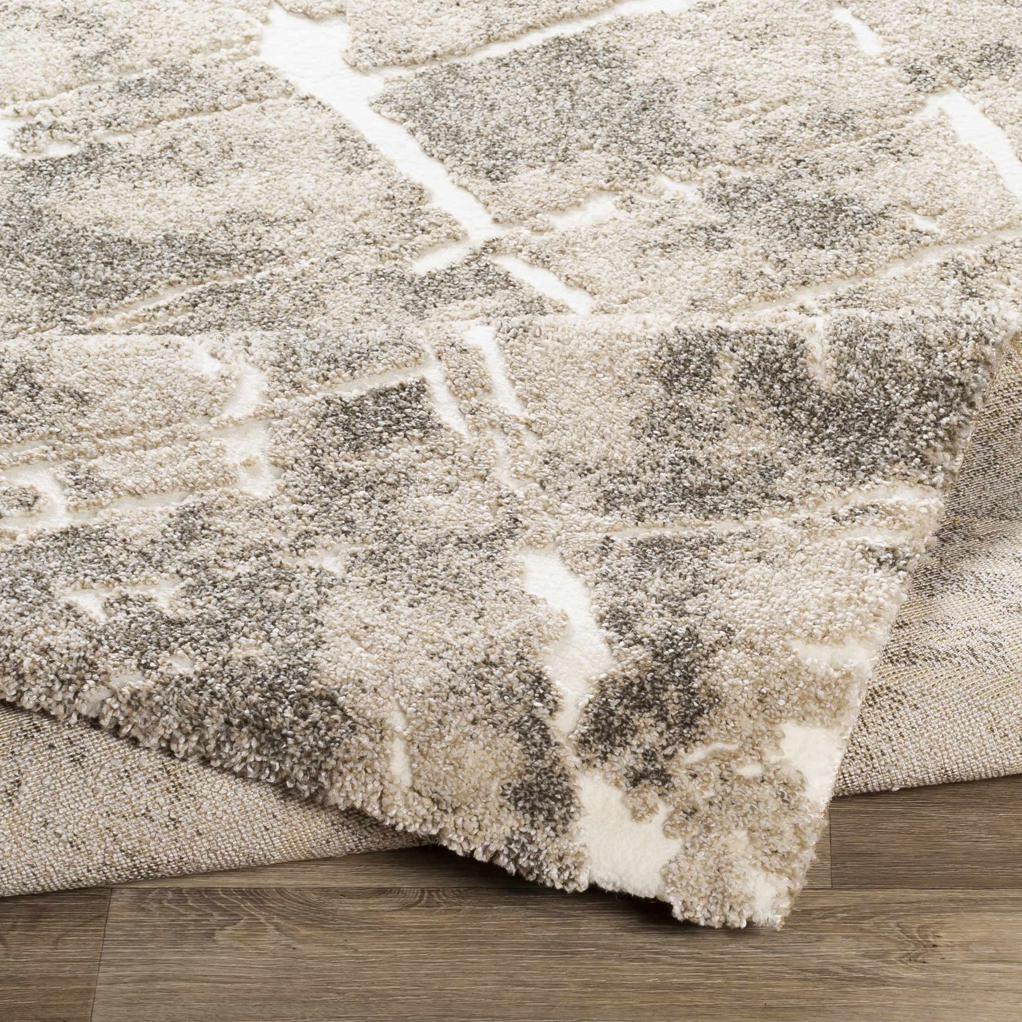 Bearsdale Abstract Thick Rug - Image 6
