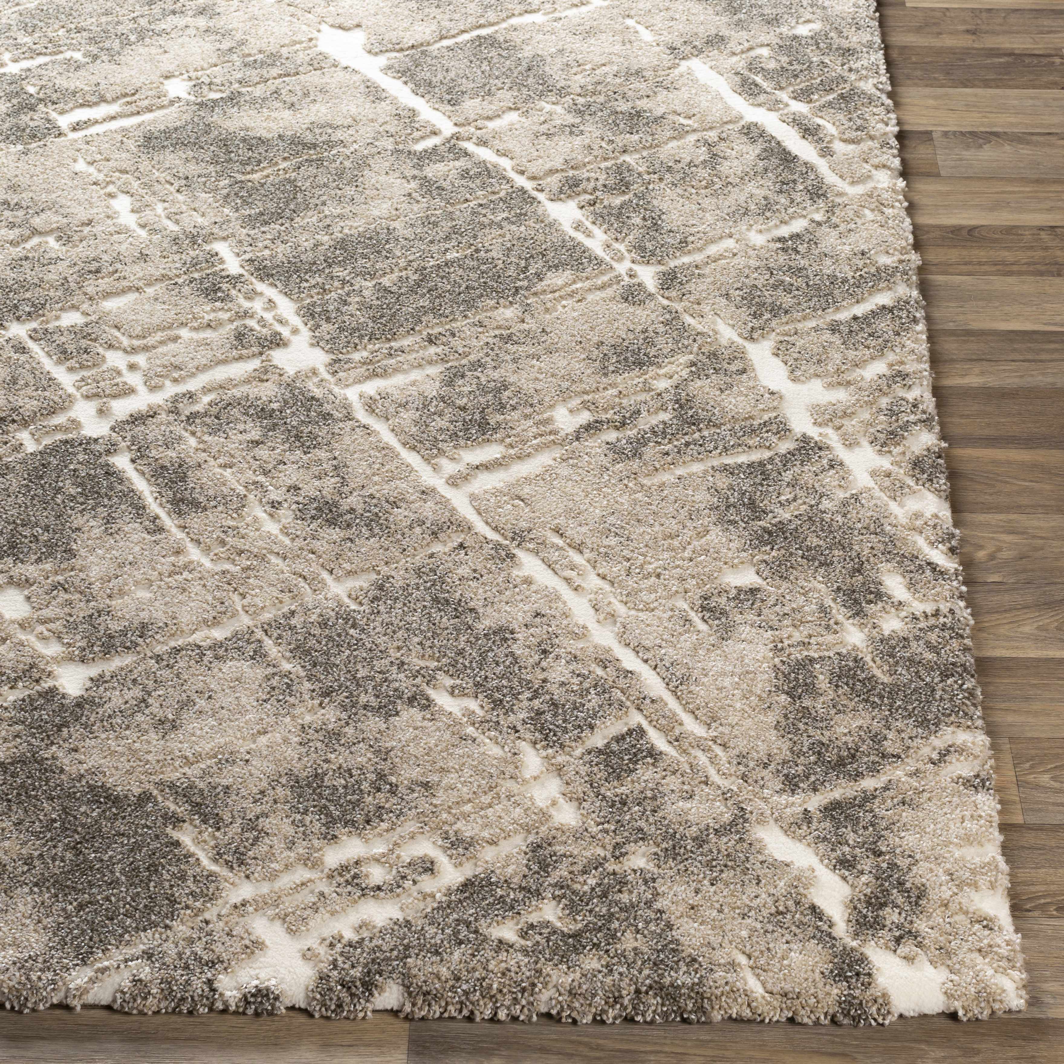 Bearsdale Abstract Thick Rug - Image 8