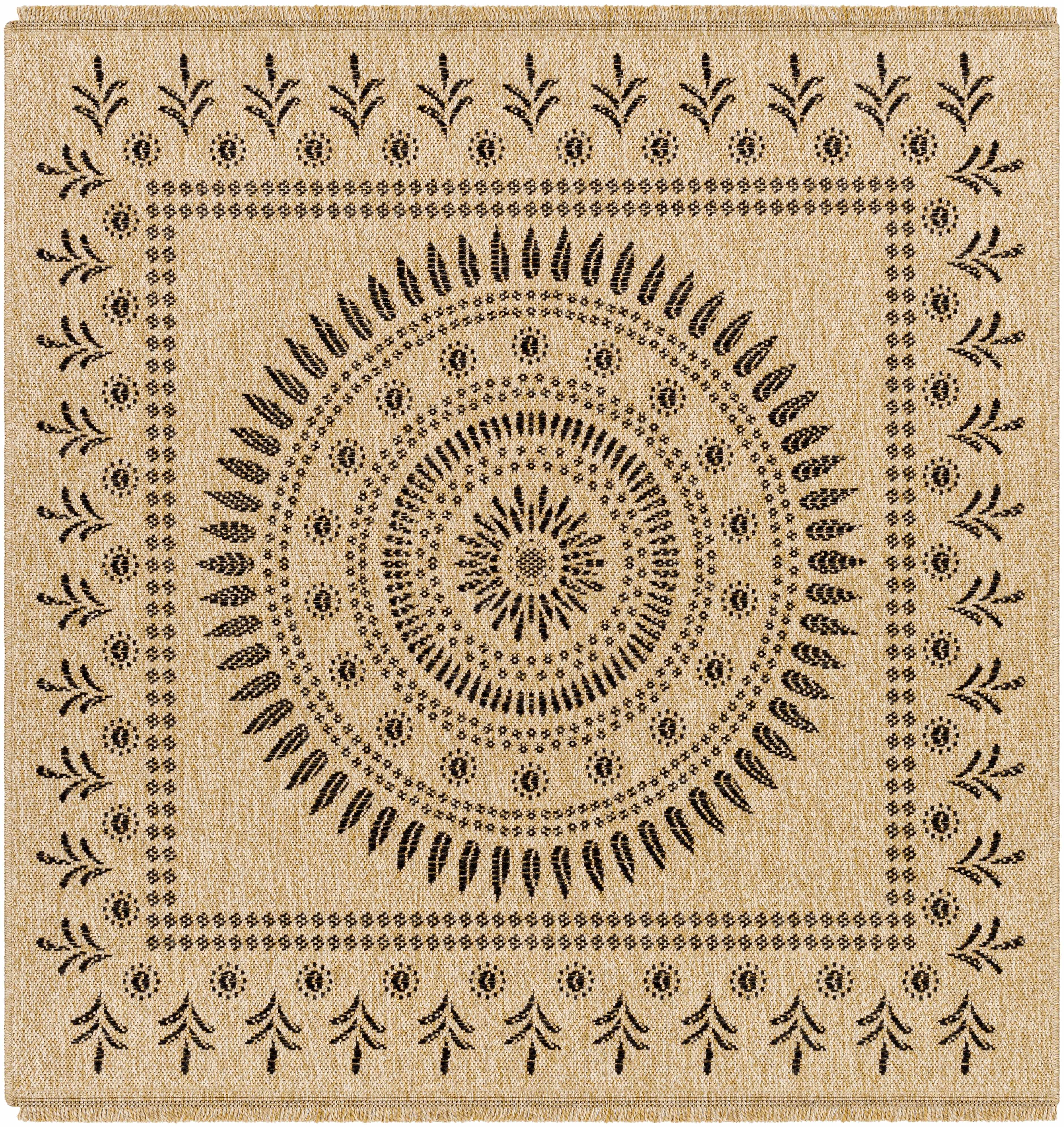 Beata Round Faux Jute Rug - Image 3