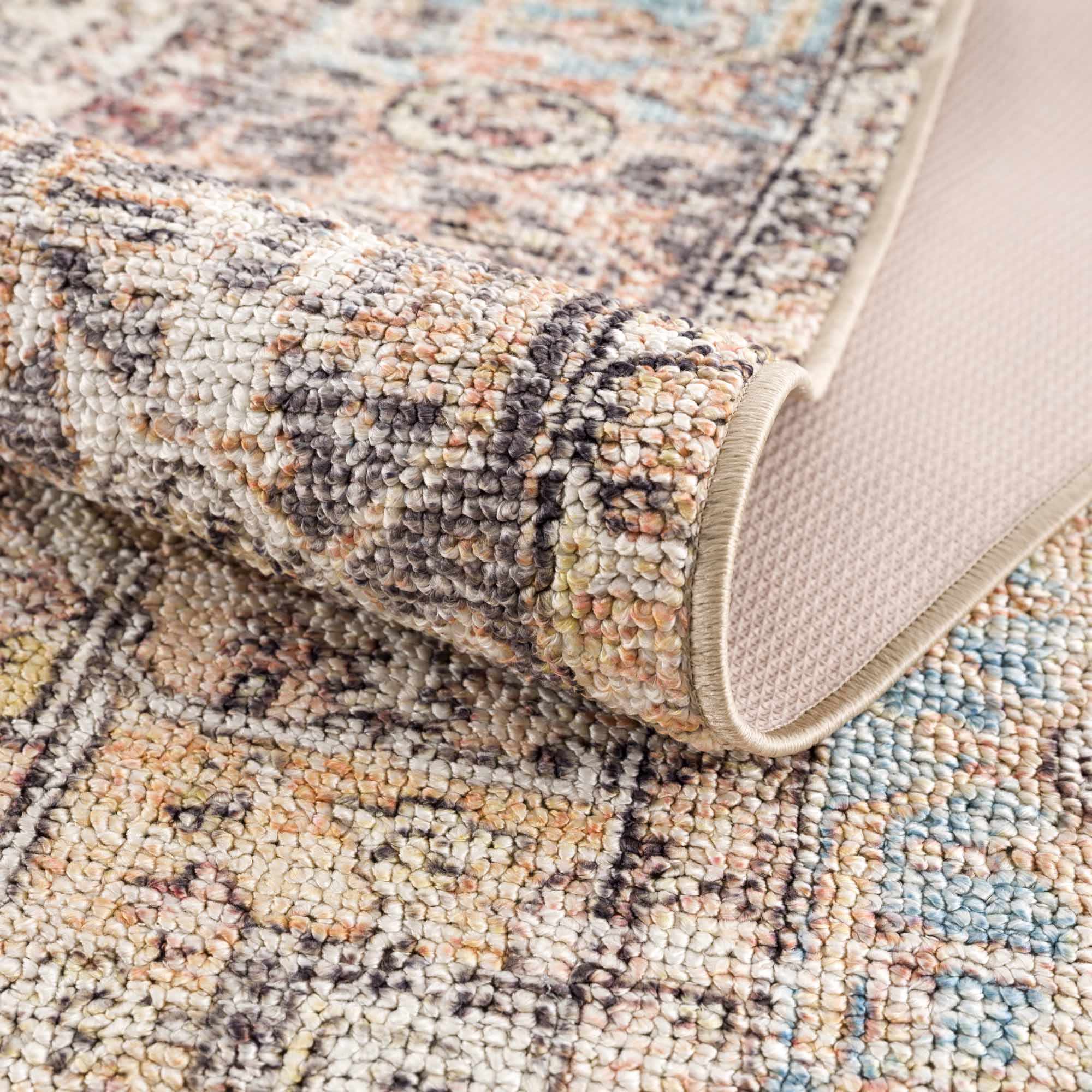 Beck Peach Washable Area Rug - Clearance - Image 20