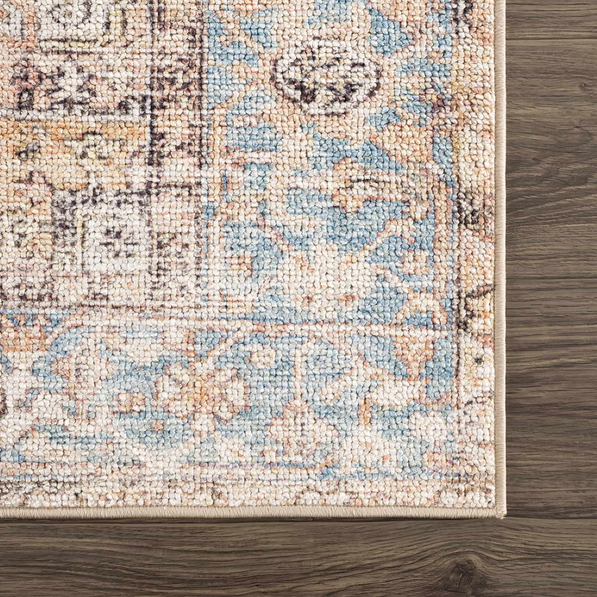 Beck Peach Washable Area Rug - Clearance - Image 9